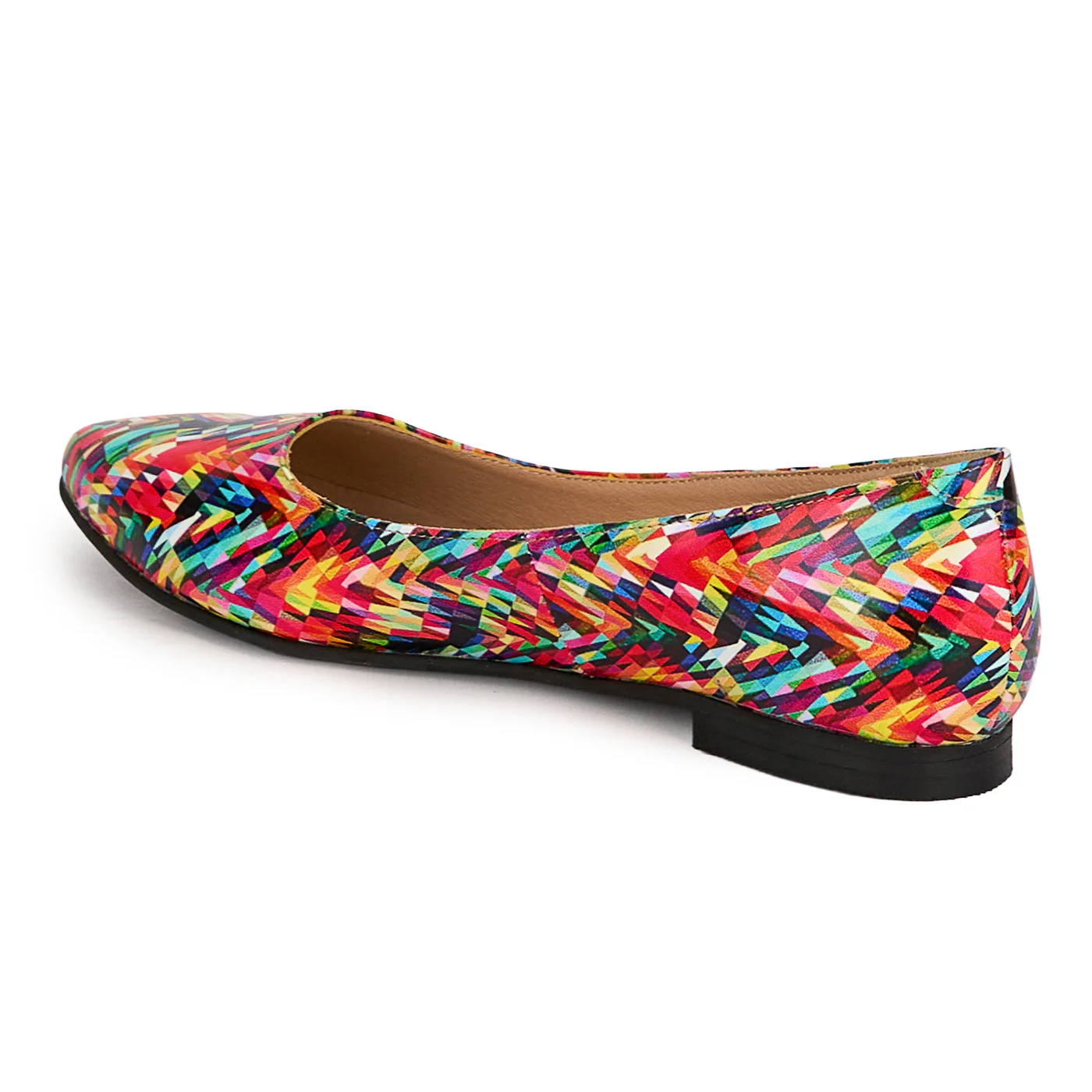 Balerini dama din piele naturala multicolora 18681 - Image 2