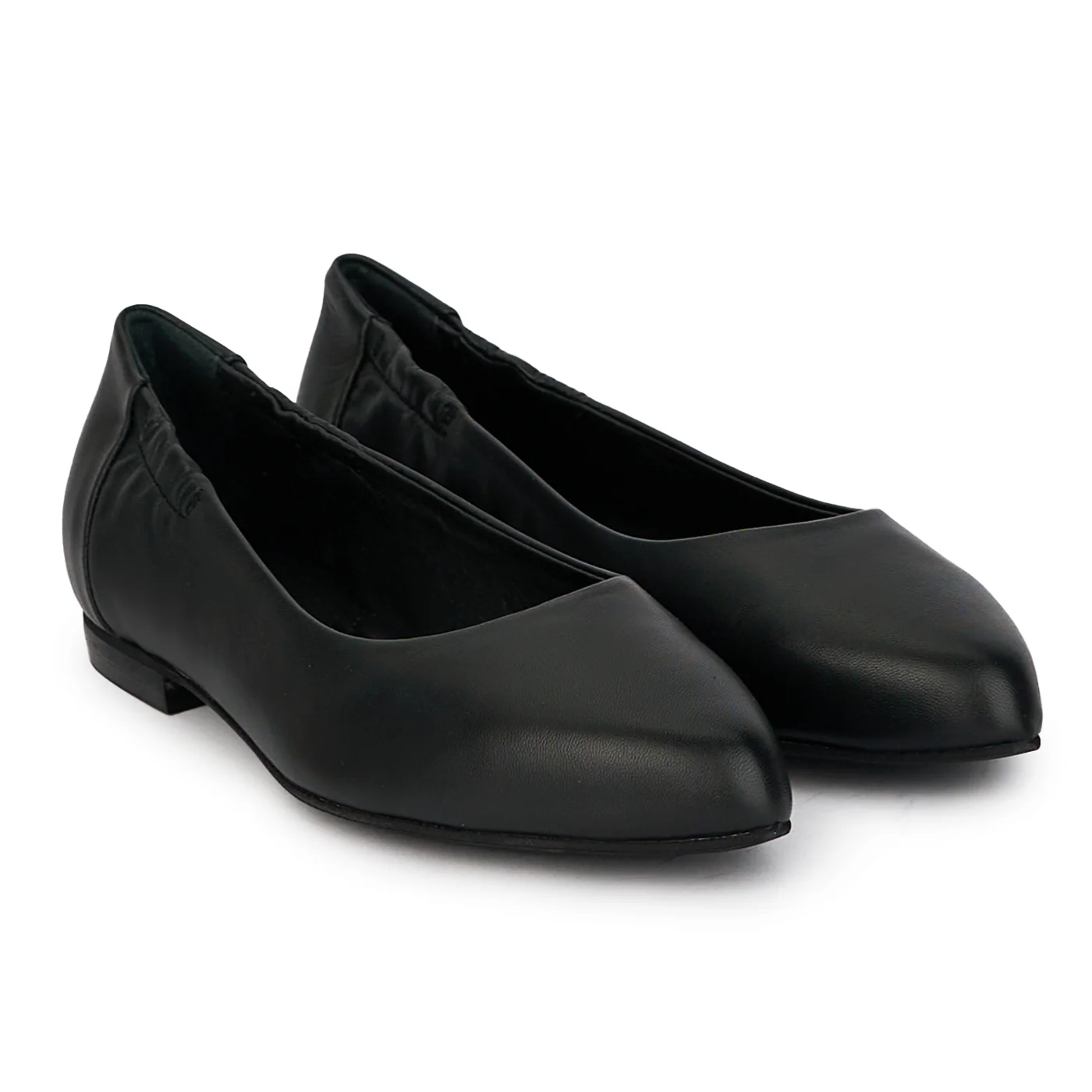 Balerini dama din piele naturala neagra 18031 - Image 4