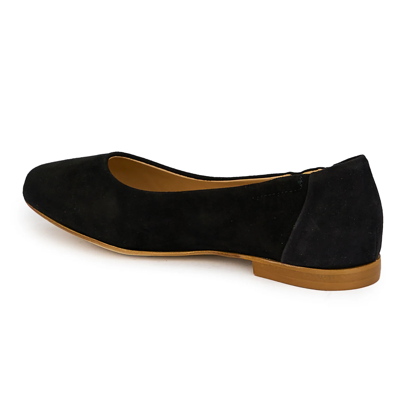 Balerini dama din piele naturala neagra 18032 - Image 2