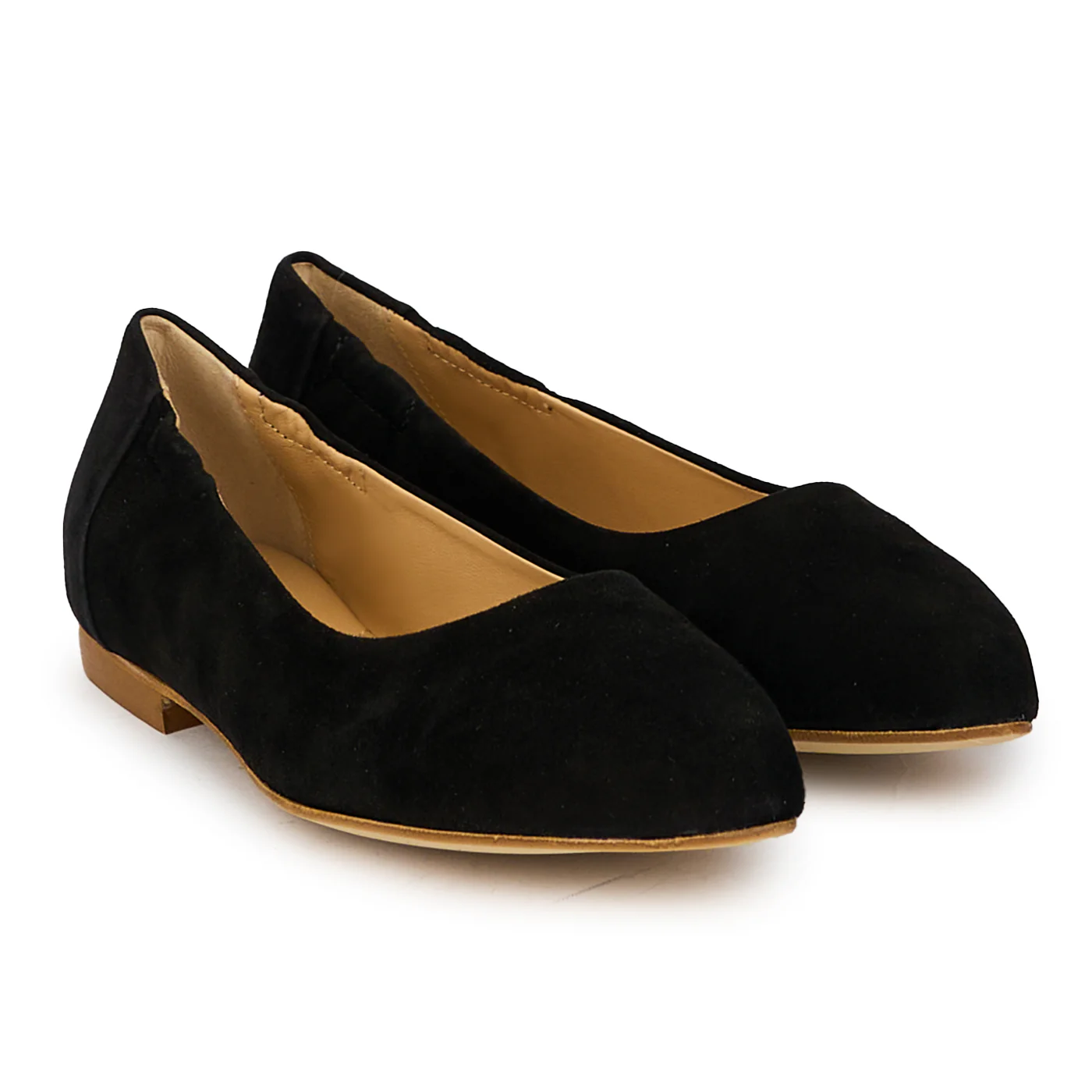 Balerini dama din piele naturala neagra 18032 - Image 4