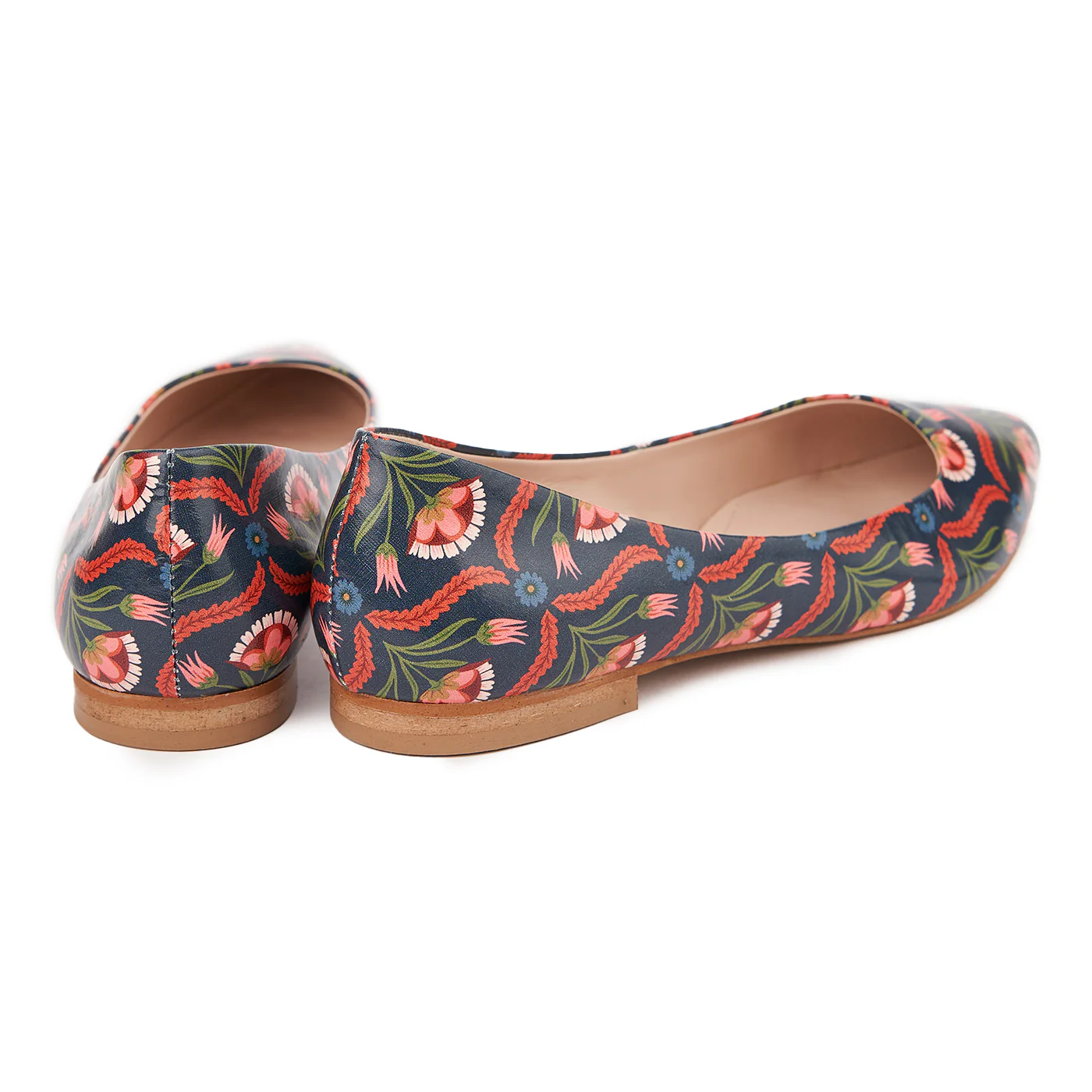 Balerini dama din piele naturala print 4662 - Image 2