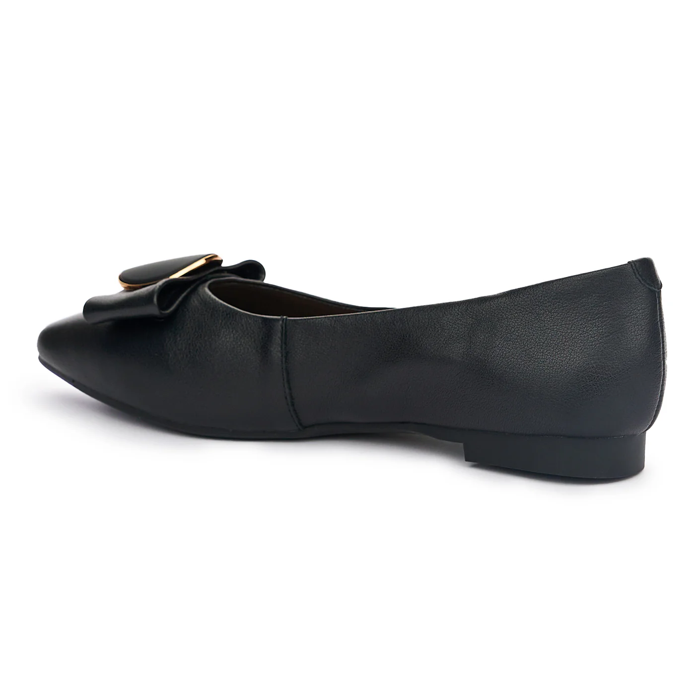 Balerini eleganti dama din piele naturala neagra 13102 - Image 2