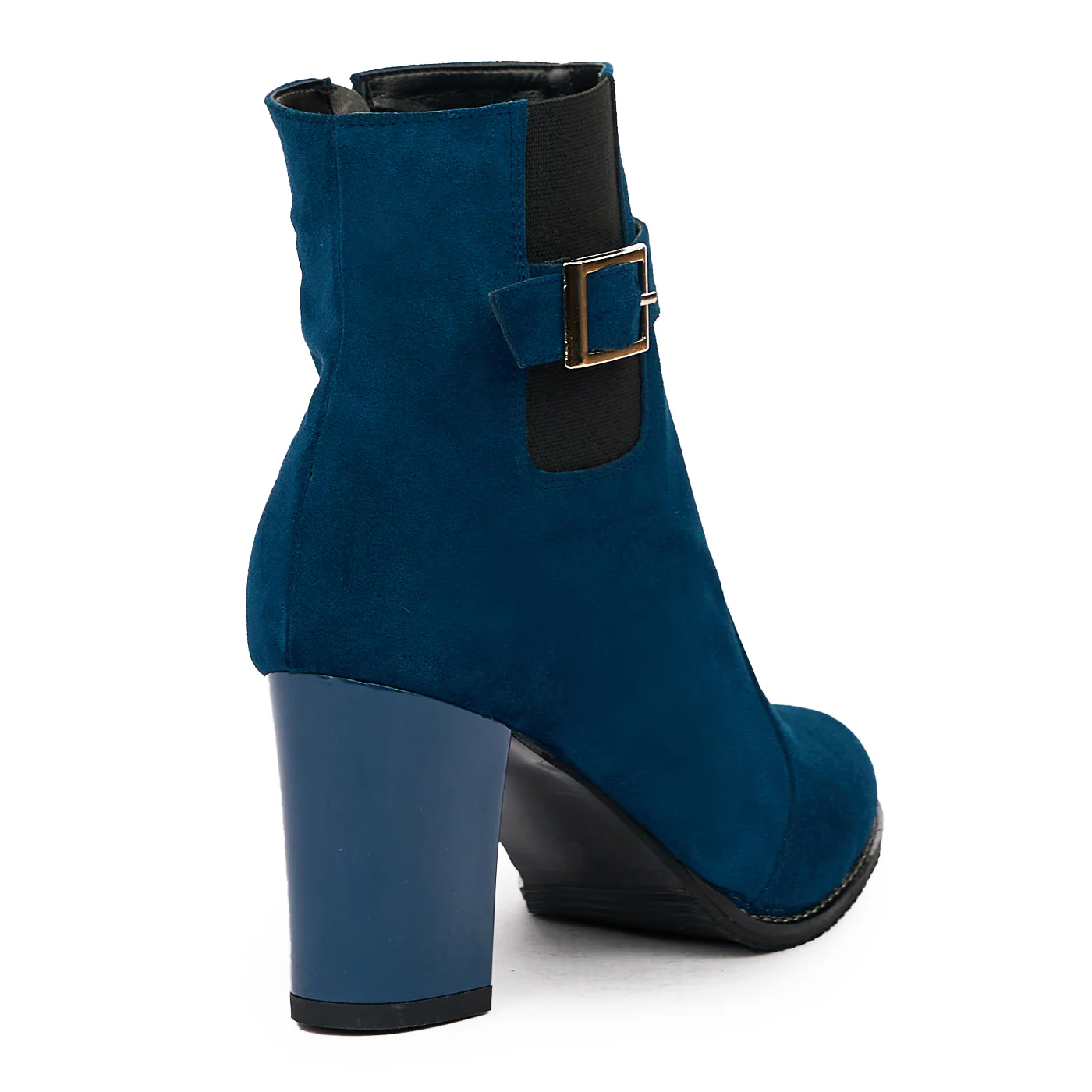 Botine cu Toc Dama Piele Naturala Bleumarin 6761 - Image 2
