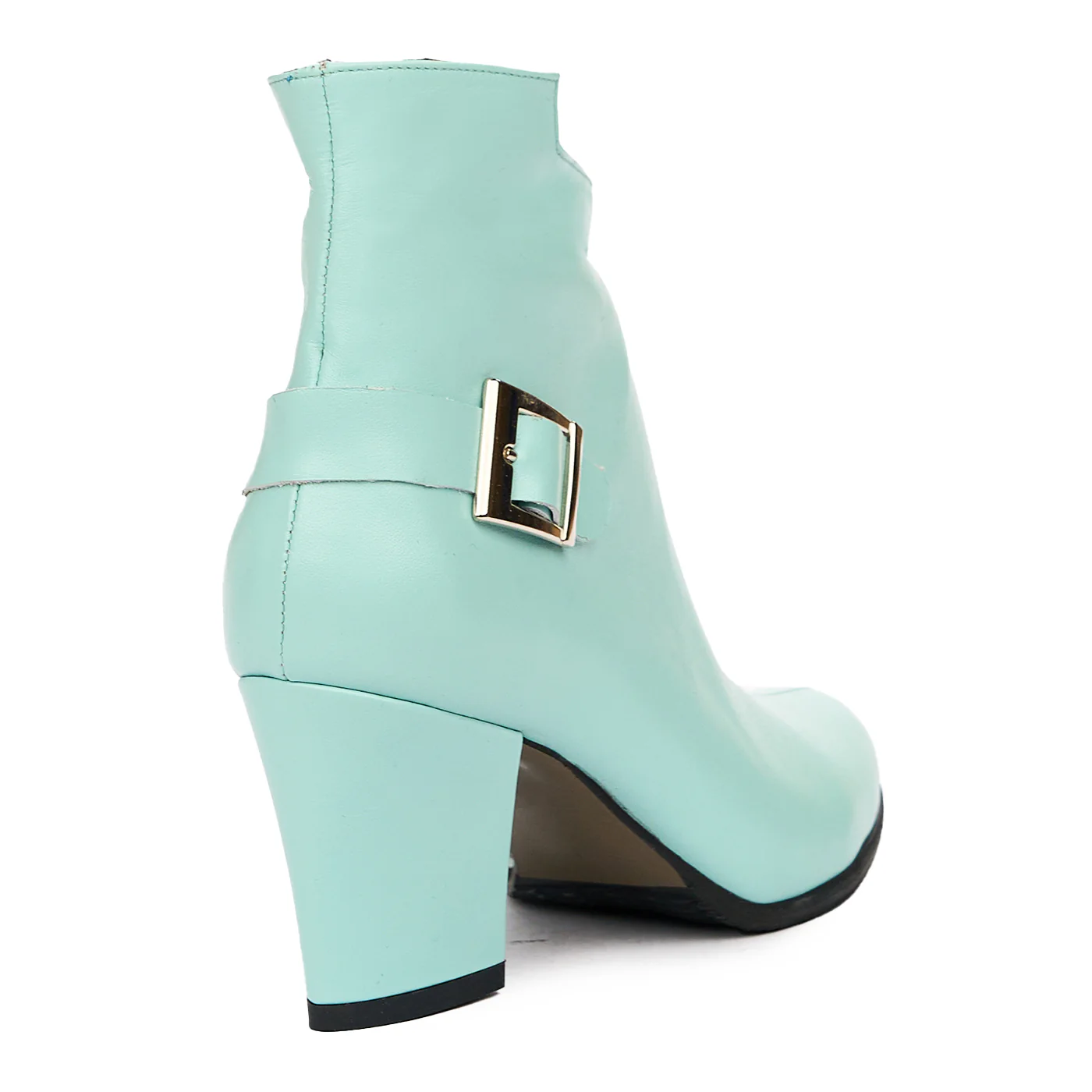 Botine dama bleu din piele naturala 6599 - Image 2