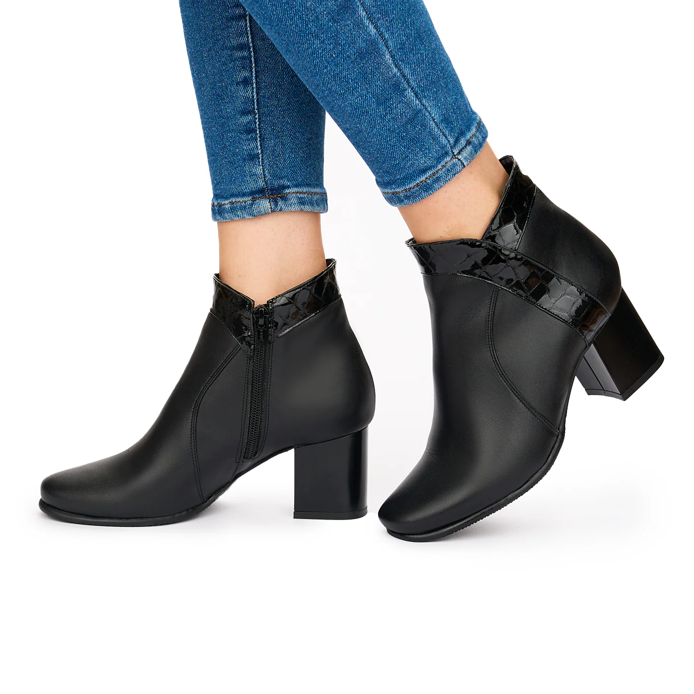 Botine dama din piele naturala 10774 - Image 3