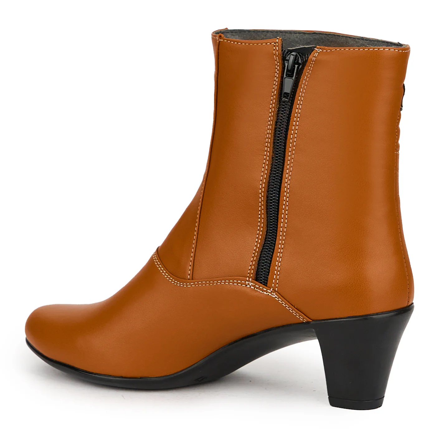 Botine dama din piele naturala maro 14966 - Image 2