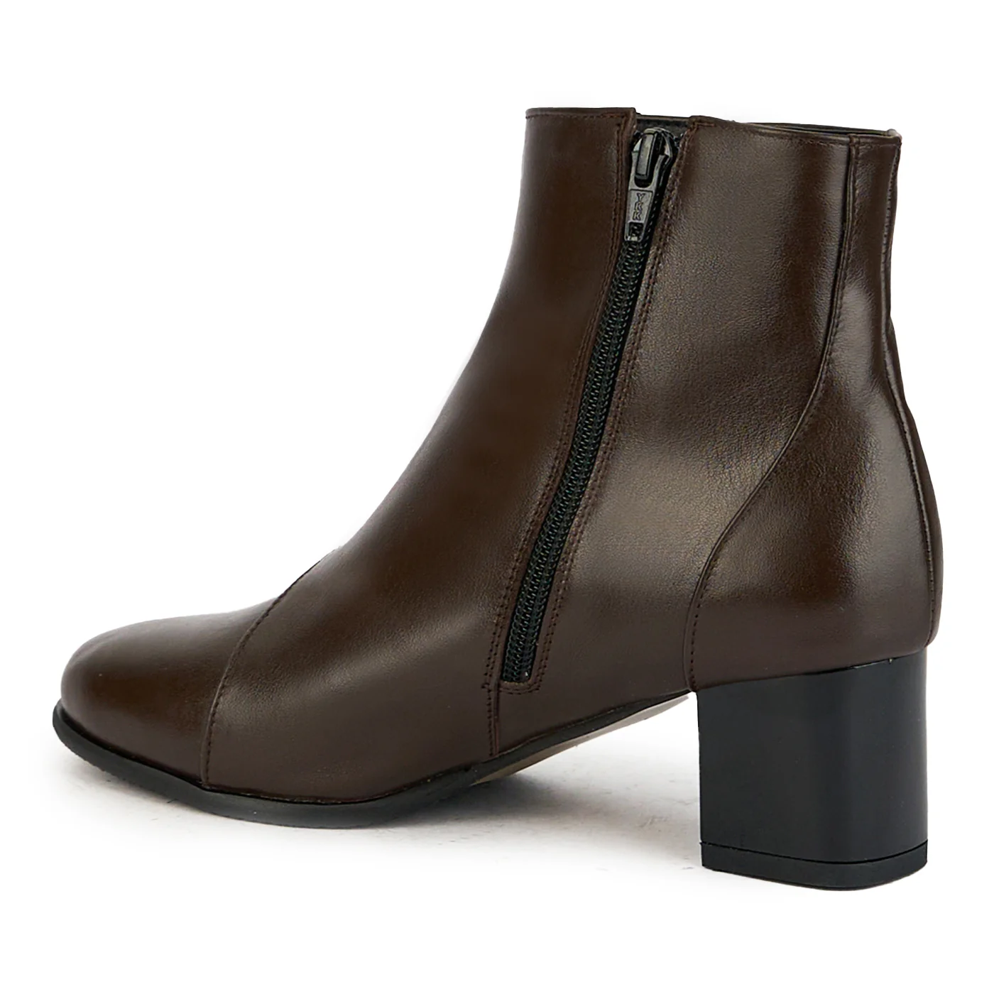 Botine dama din piele naturala maro 17403 - Image 2