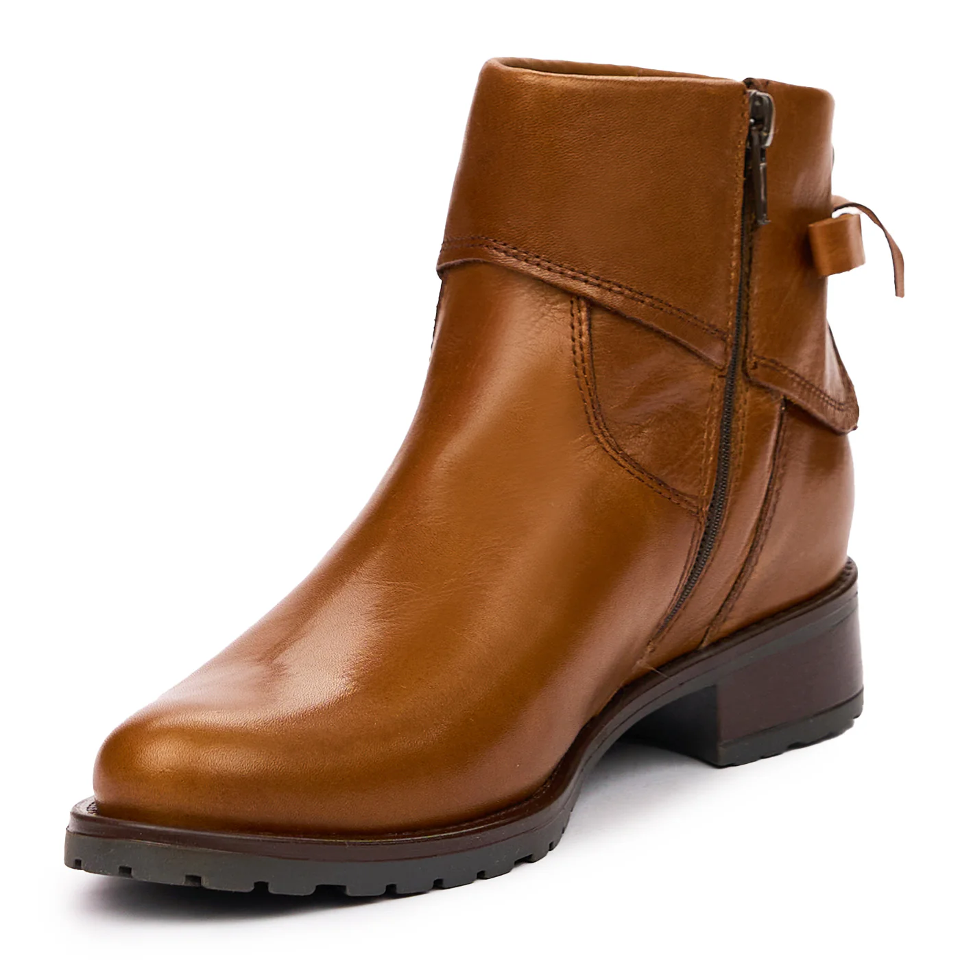Botine dama din piele naturala maro 8197 - Image 4