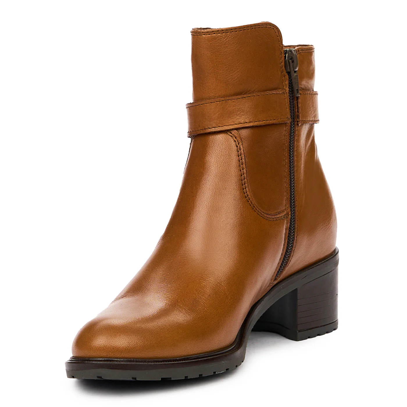 Botine dama din piele naturala maro 8300 - Image 4