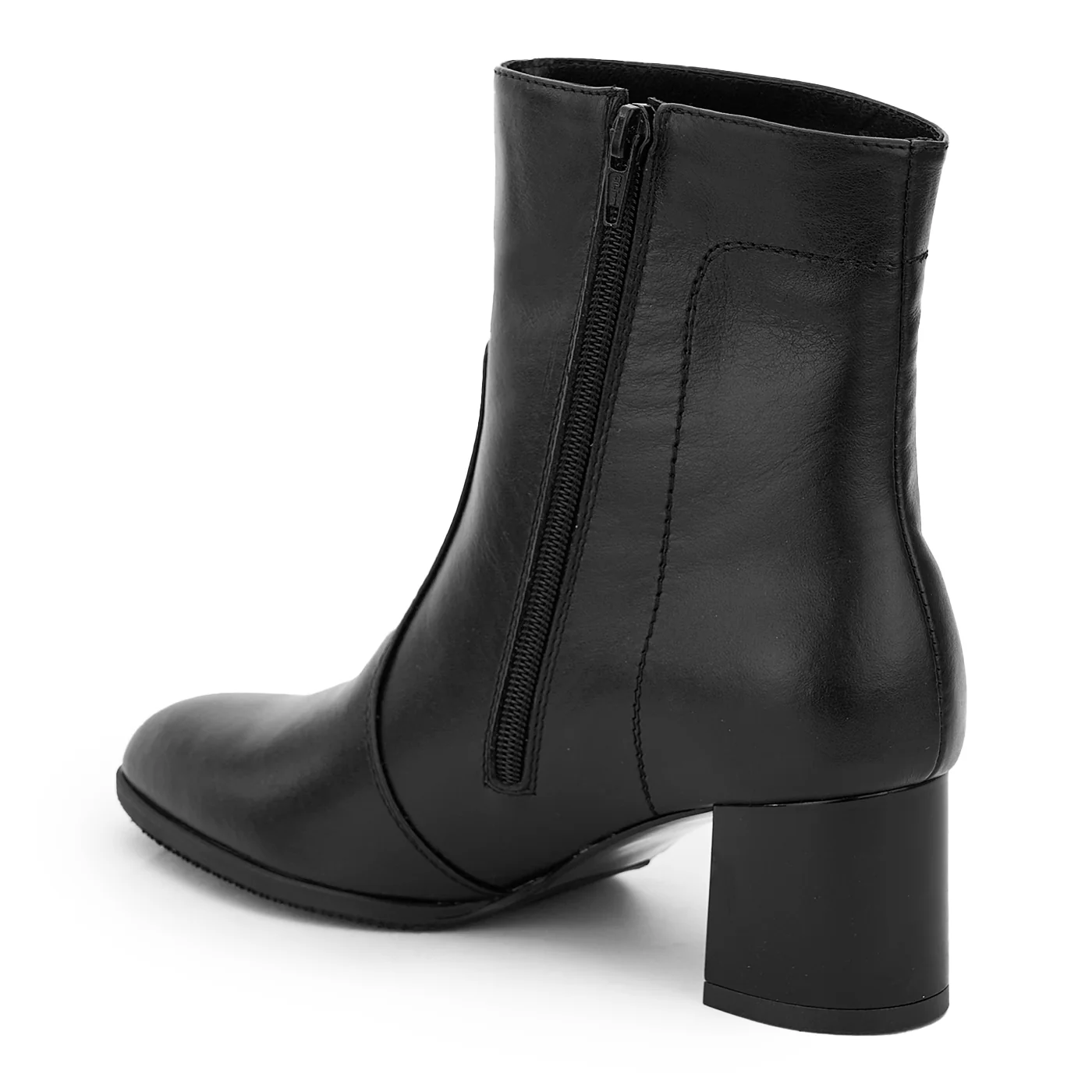 Botine dama din piele naturala neagra 14229 - Image 2