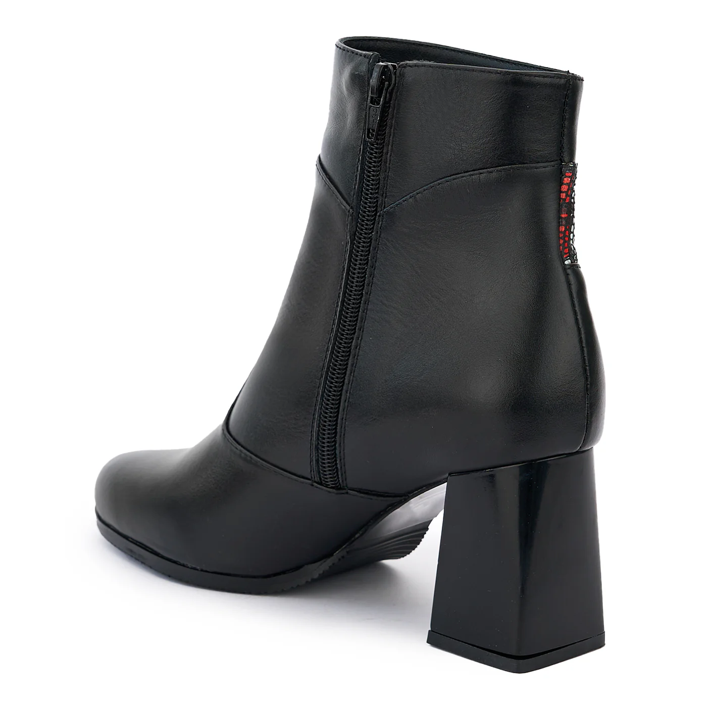 Botine dama din piele naturala neagra 14231 - Image 2