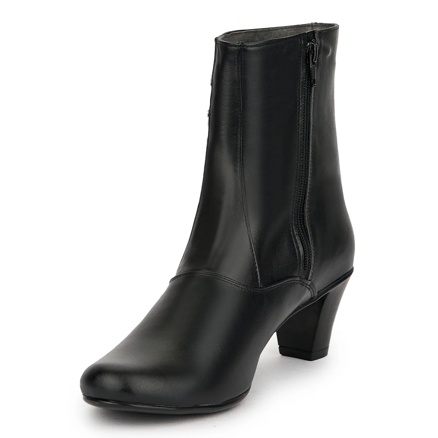 Botine dama din piele naturala neagra 14965 - Image 3