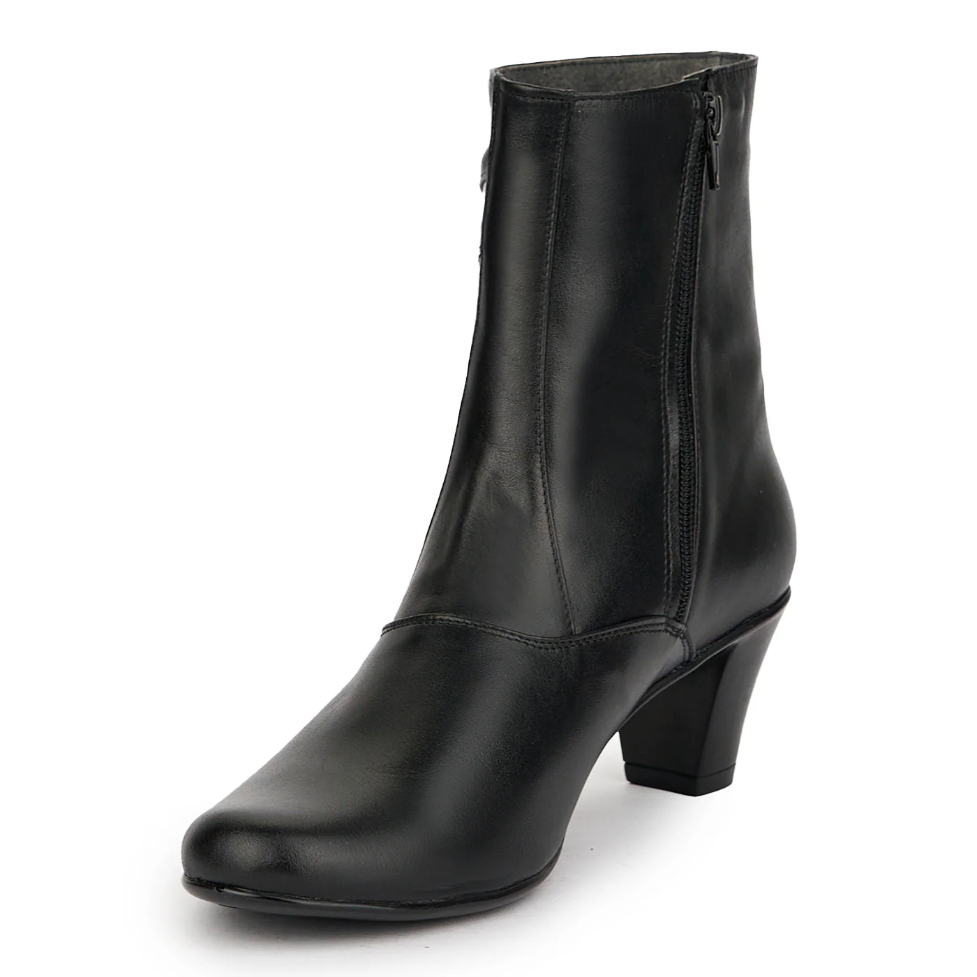 Botine dama din piele naturala neagra 14967 - Image 3
