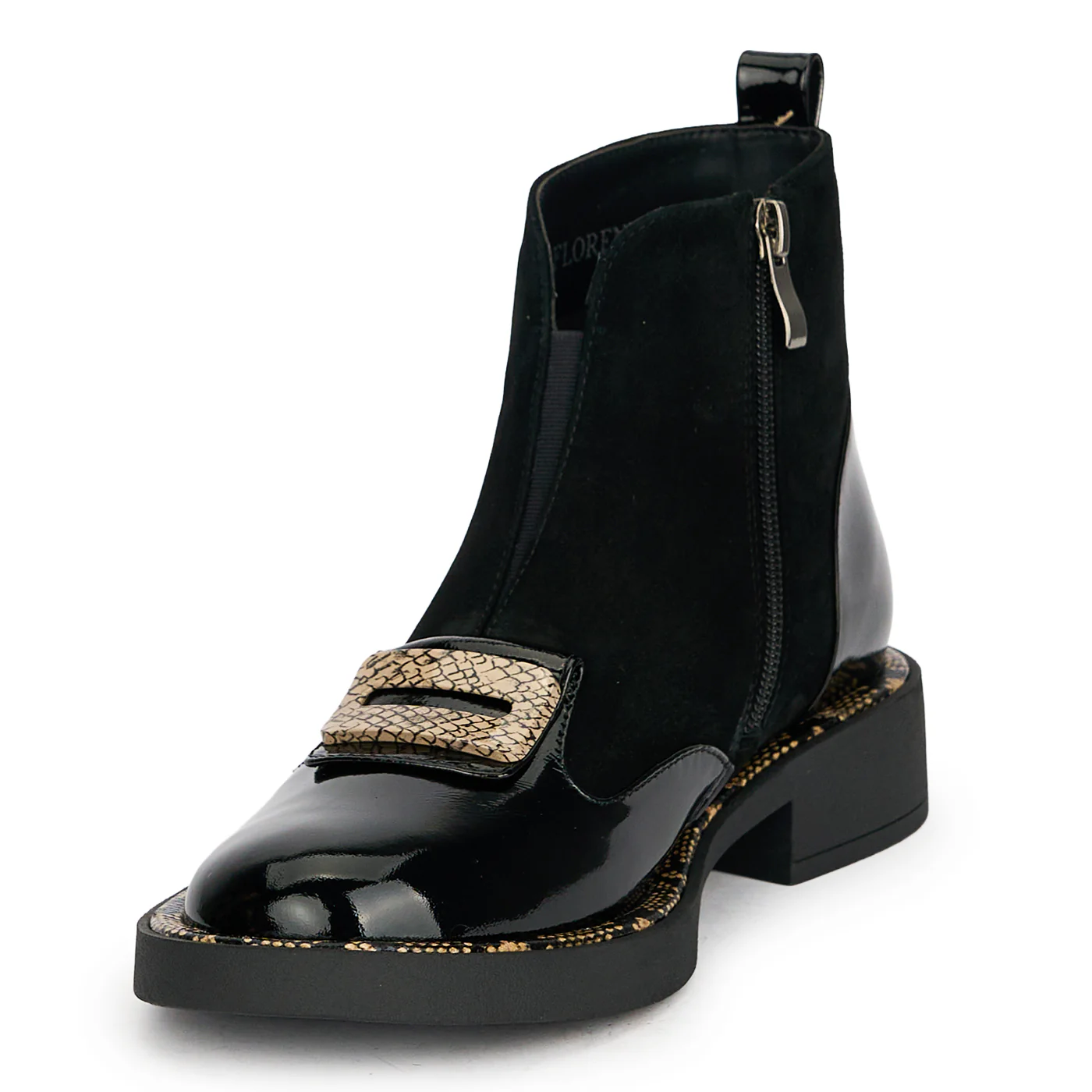 Botine dama din piele naturala neagra 19027 - Image 3