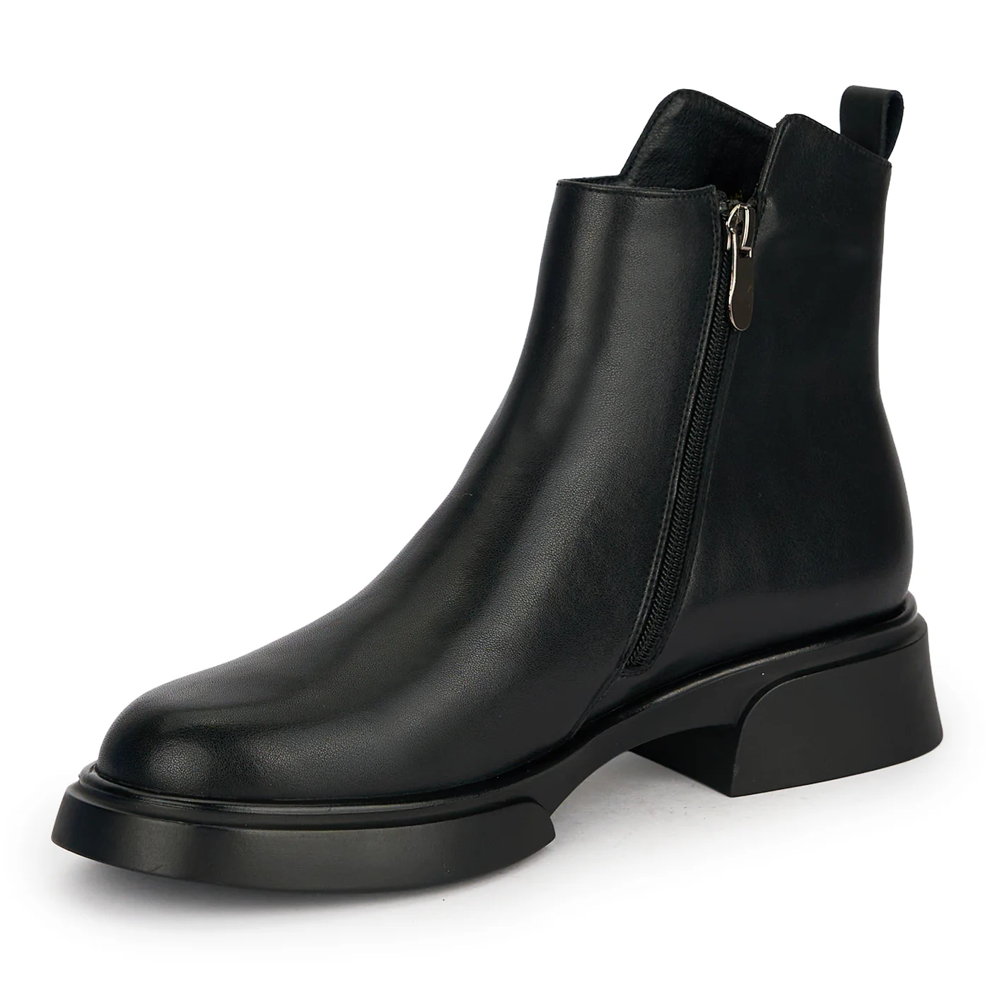 Botine dama din piele naturala neagra 19039 - Image 3