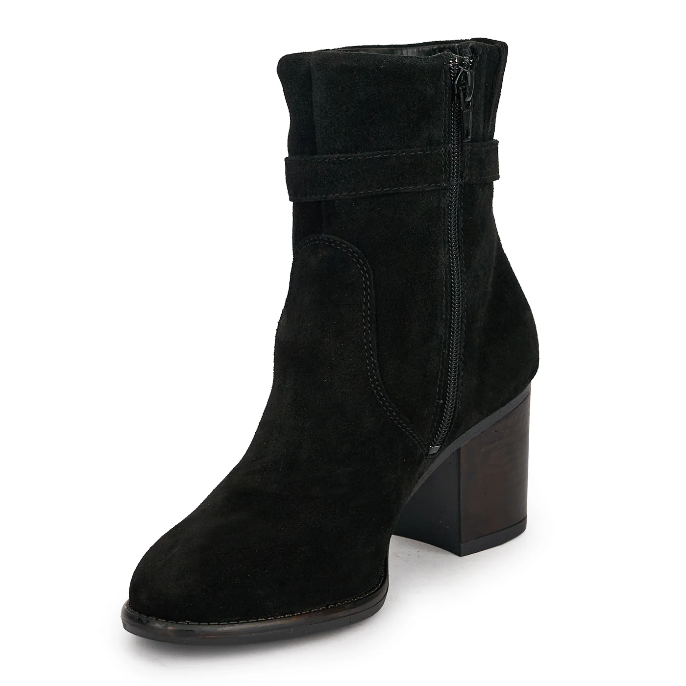 Botine dama din piele naturala neagra 19094 - Image 3