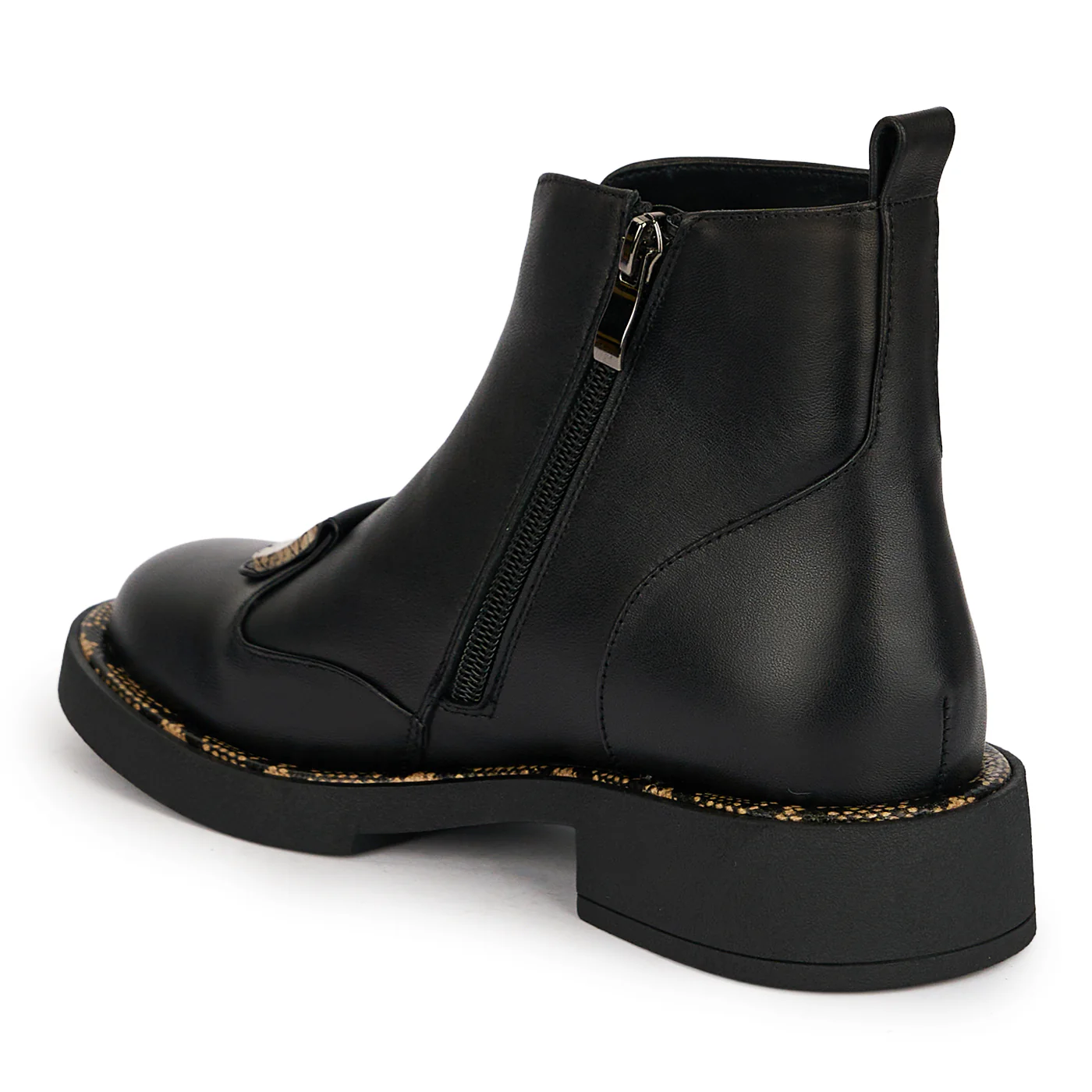Botine dama din piele naturala neagra 19113 - Image 2