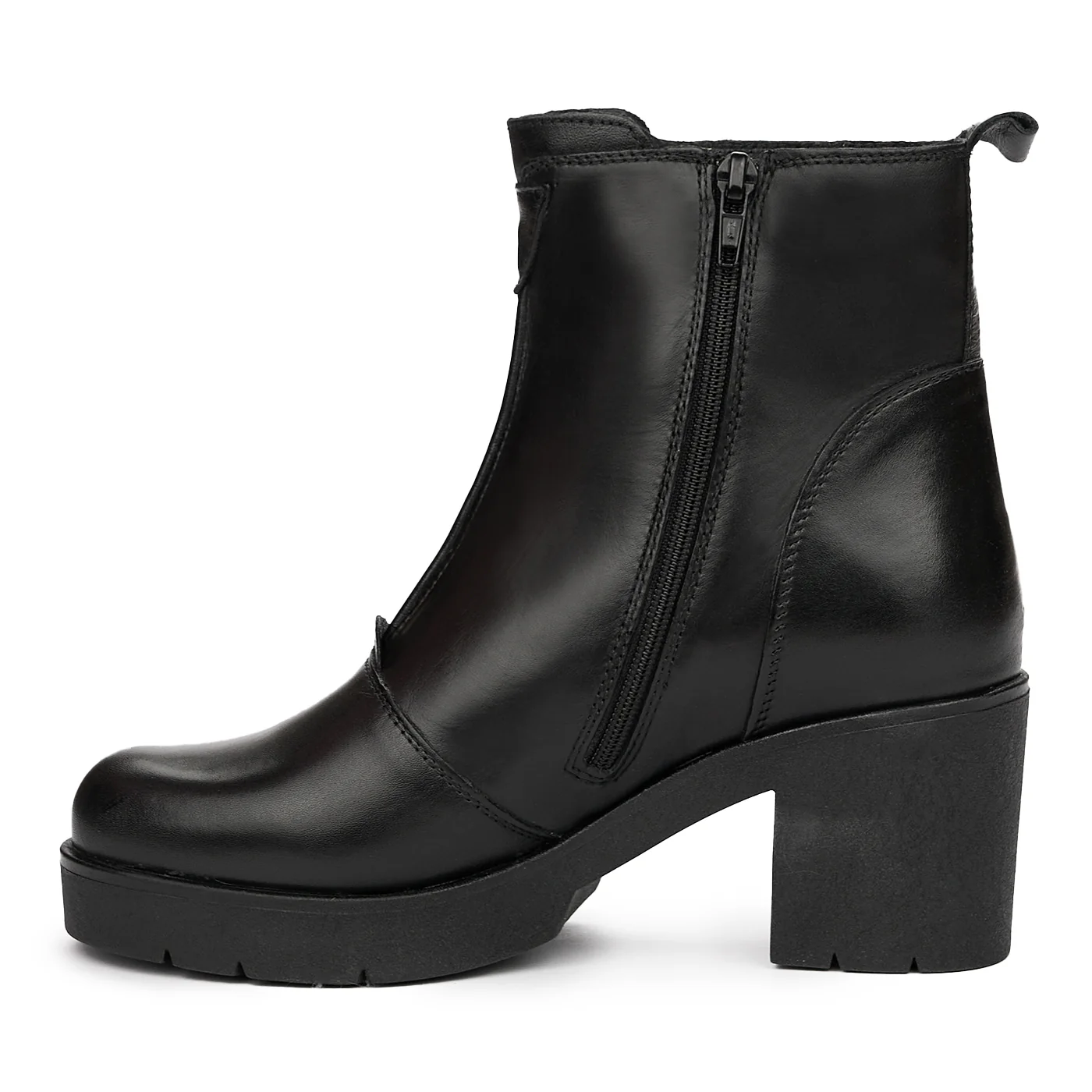 Botine dama din piele naturala neagra 3961 - Image 4