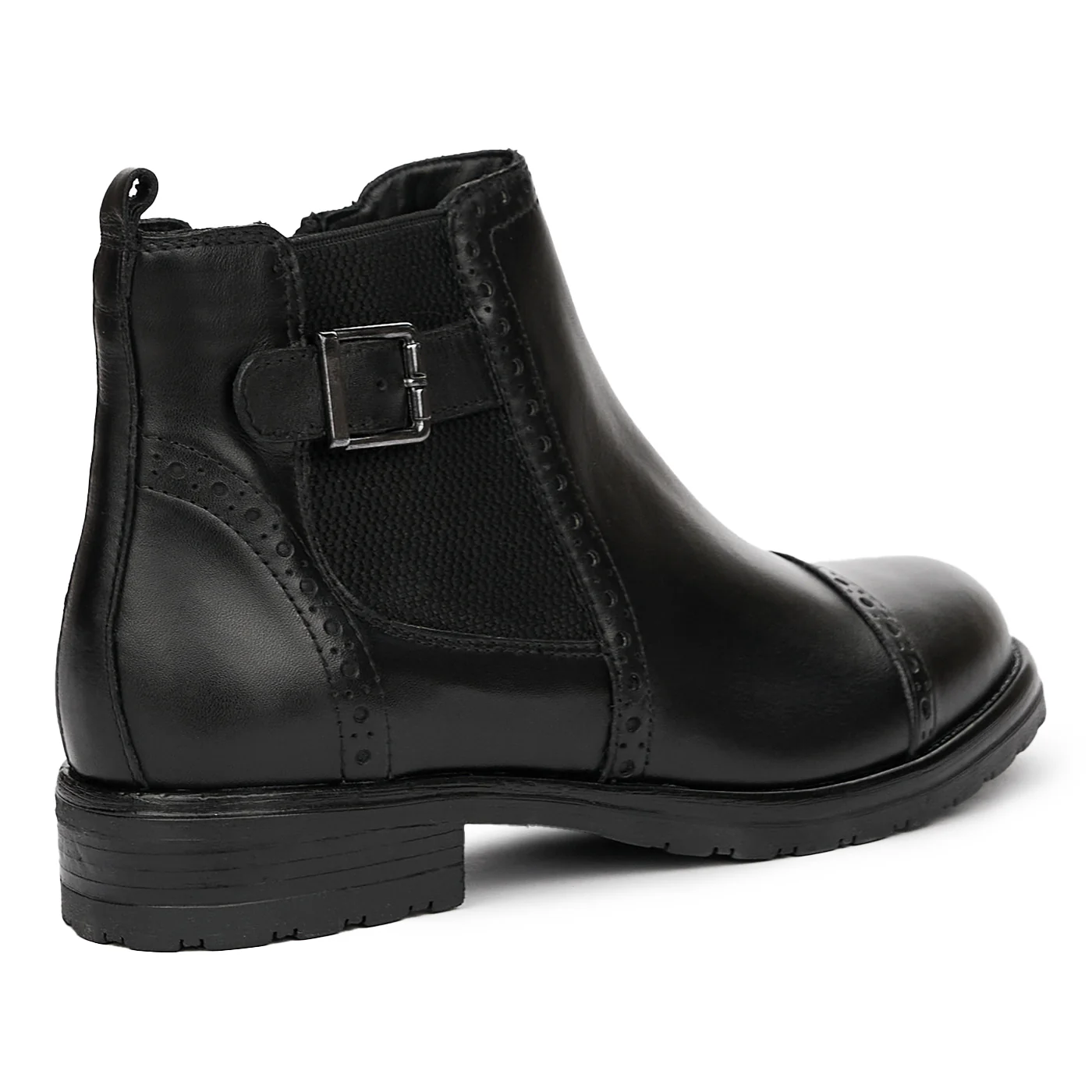 Botine dama din piele naturala neagra 3976 - Image 2