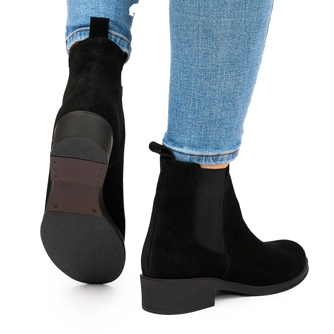 Botine dama din piele naturala neagra 6054 - Image 3