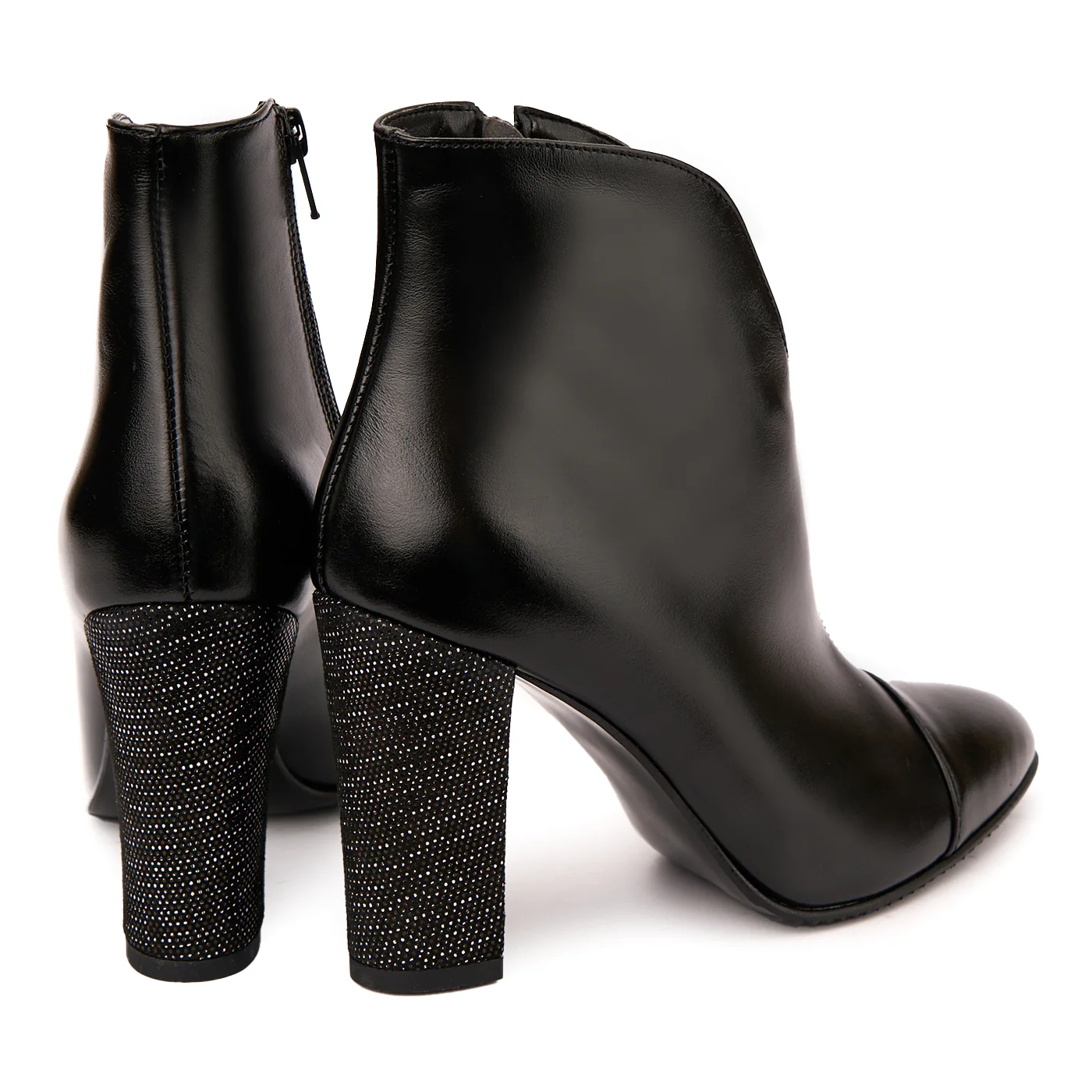 Botine dama din piele naturala neagra 6342 - Image 2