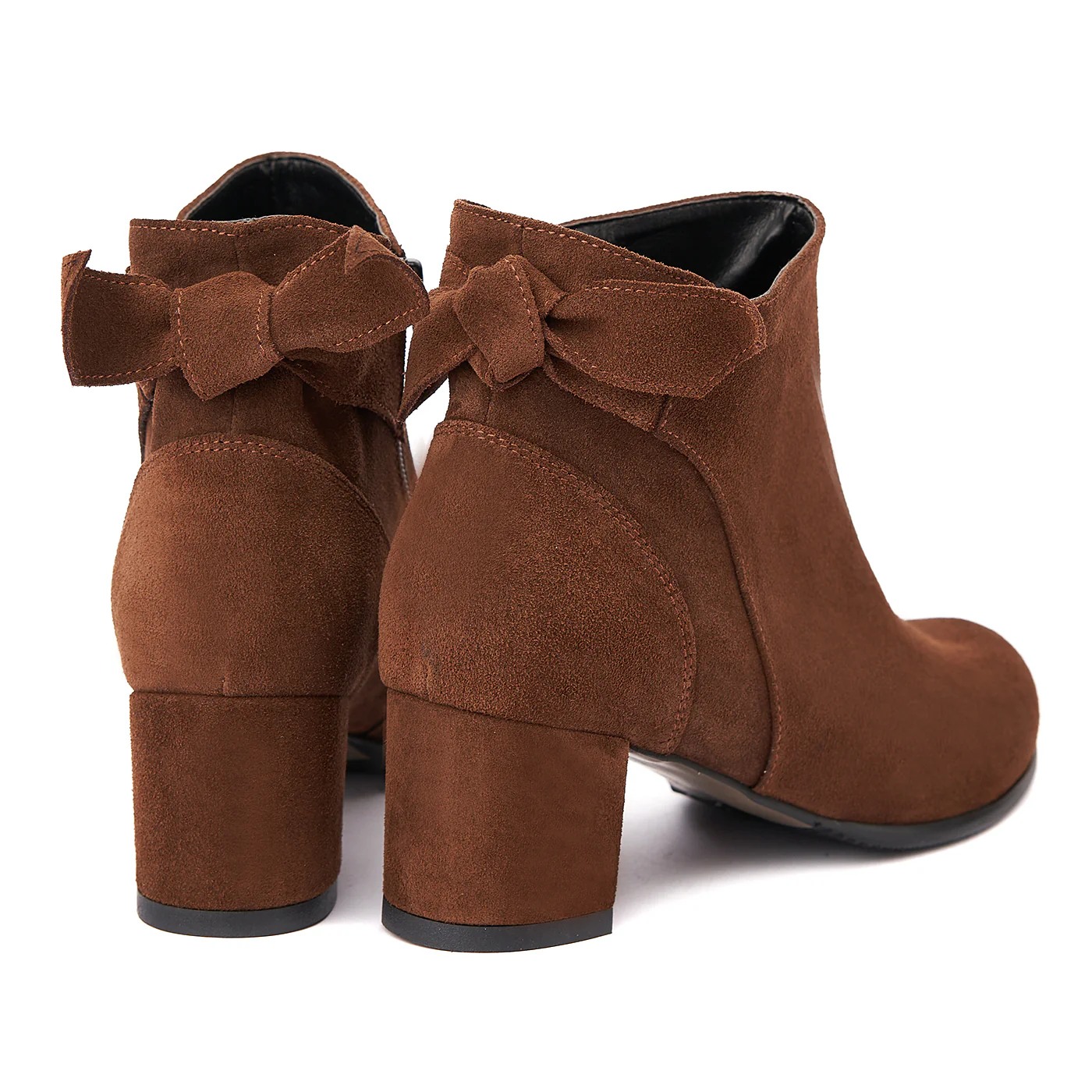 Botine dama maro din piele naturala 6293 - Image 2