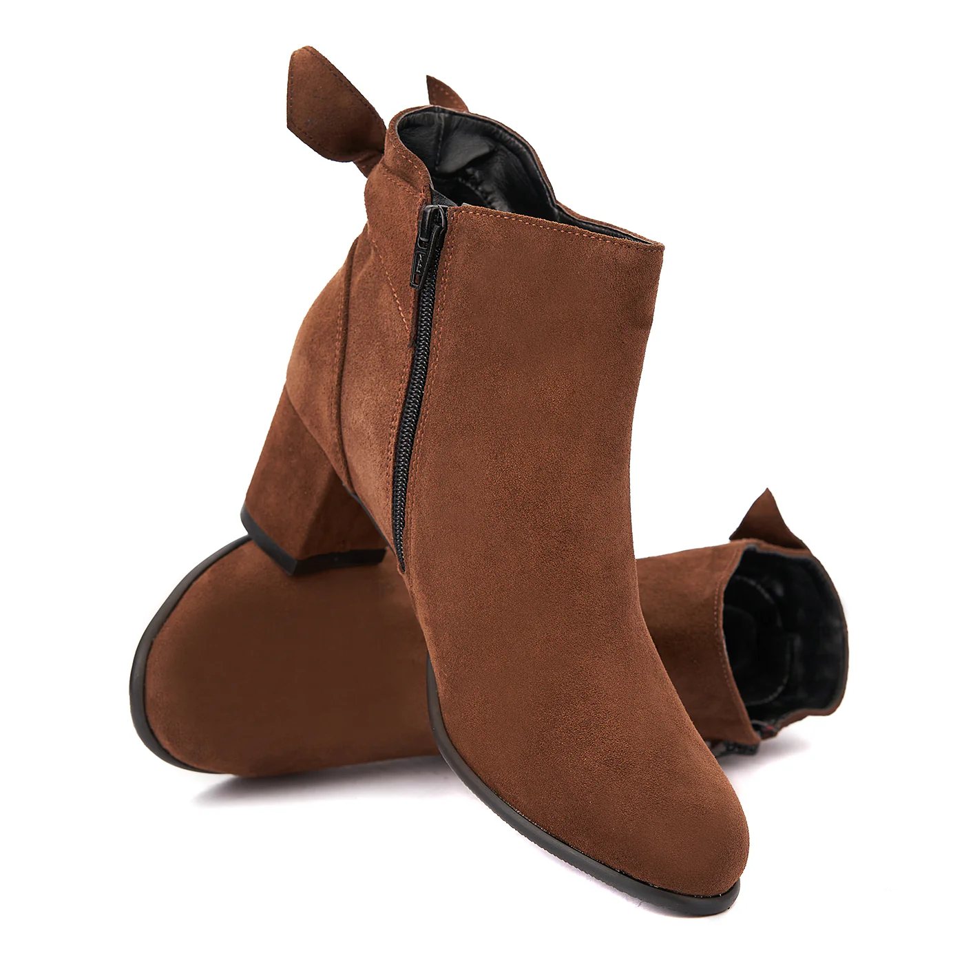 Botine dama maro din piele naturala 6293 - Image 4