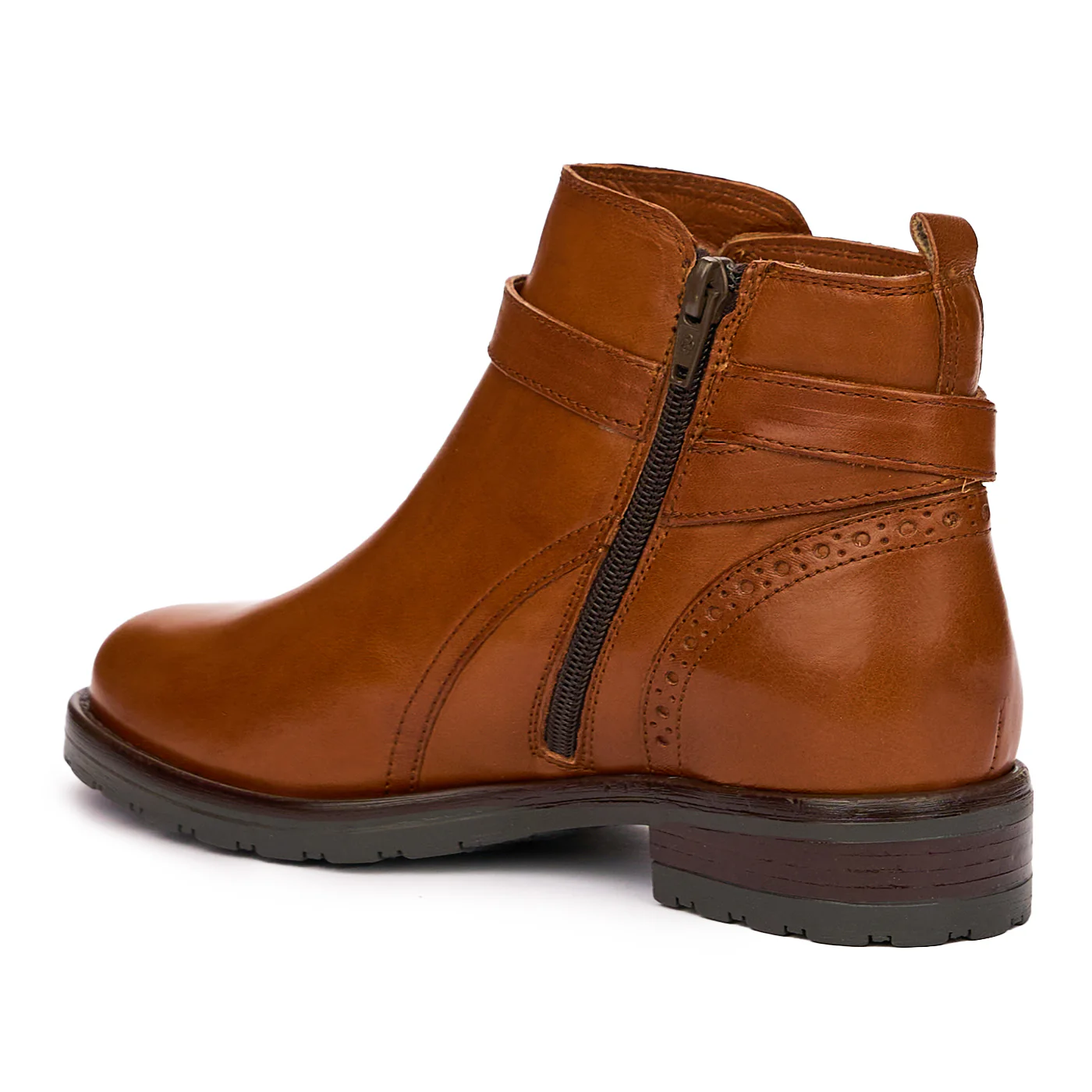 Botine Dama Piele Naturala Maro 3999 - Image 3