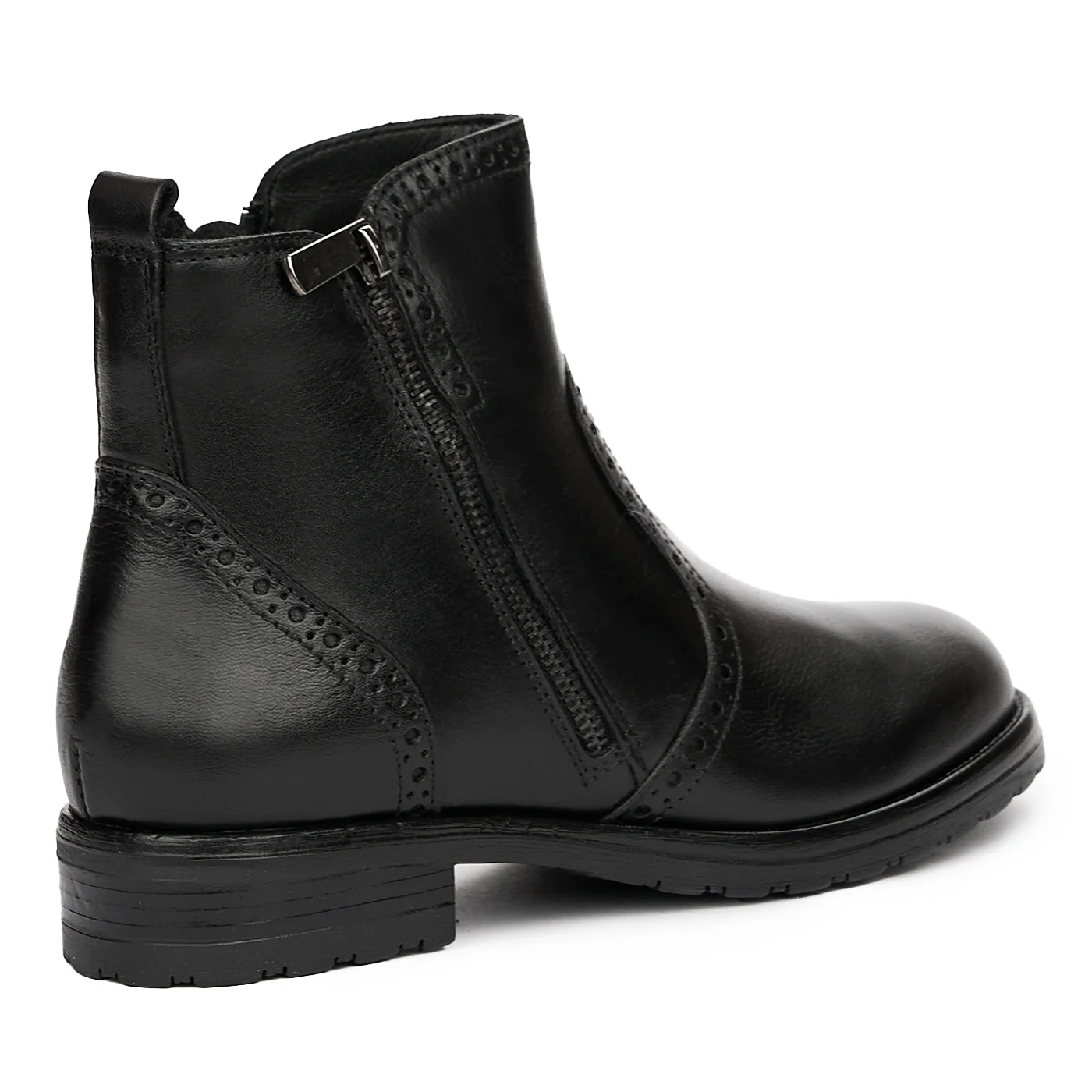 Botine Dama Piele Naturala Negre 3001 - Image 2