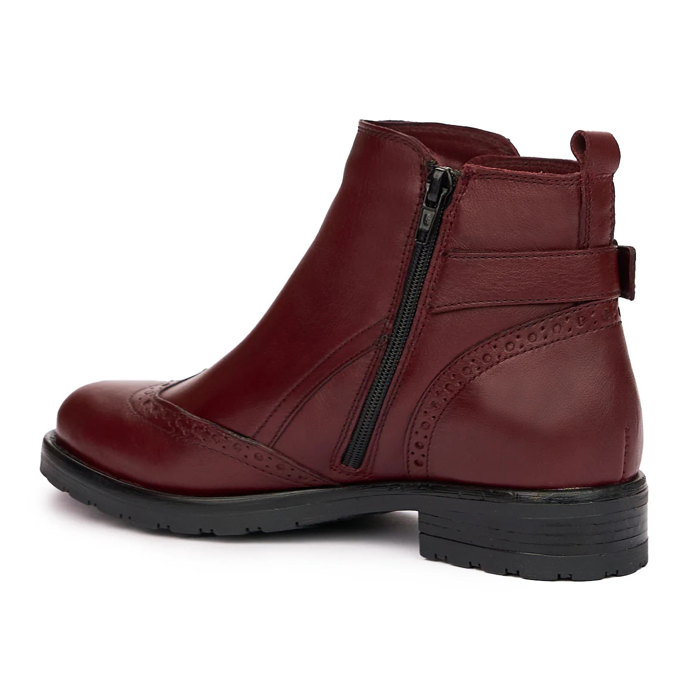 Botine Dama Piele Visinii  3330 - Image 3
