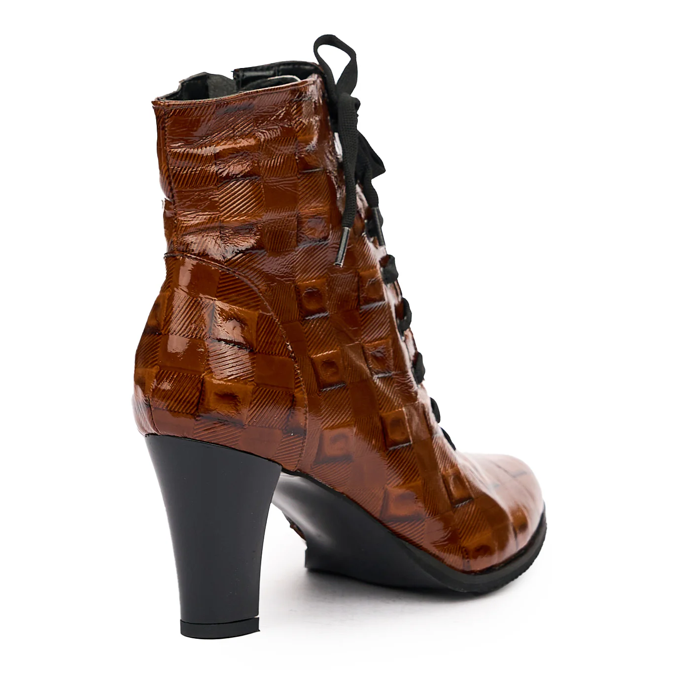 Botine din piele naturala maro 6515 - Image 2