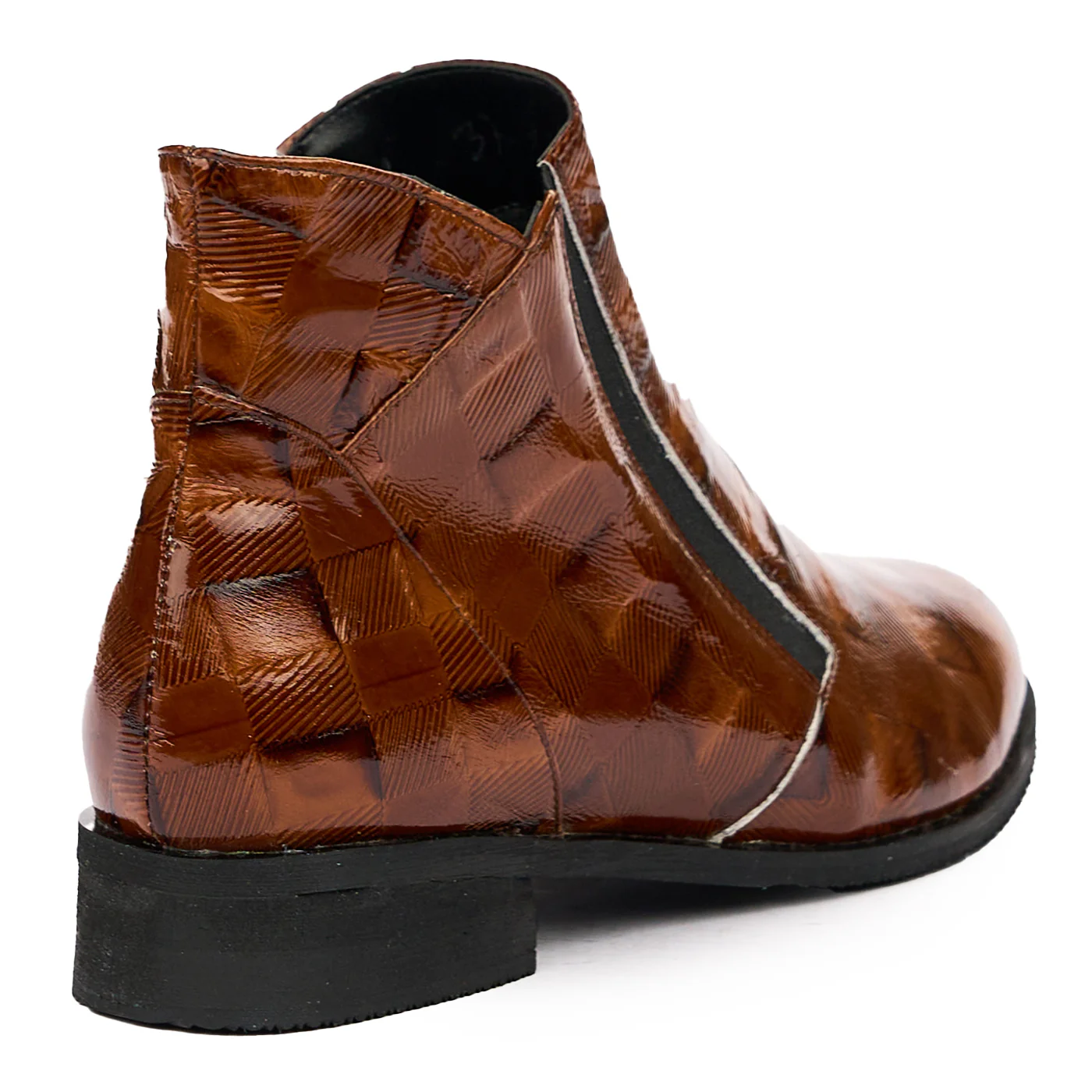 Botine din piele naturala maro 6516 - Image 2