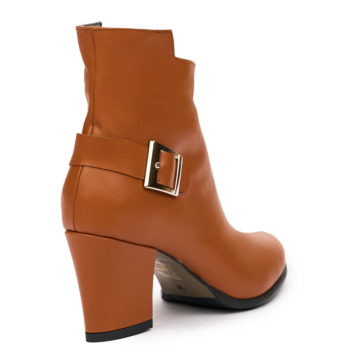 Botine din piele naturala maro 6571 - Image 2