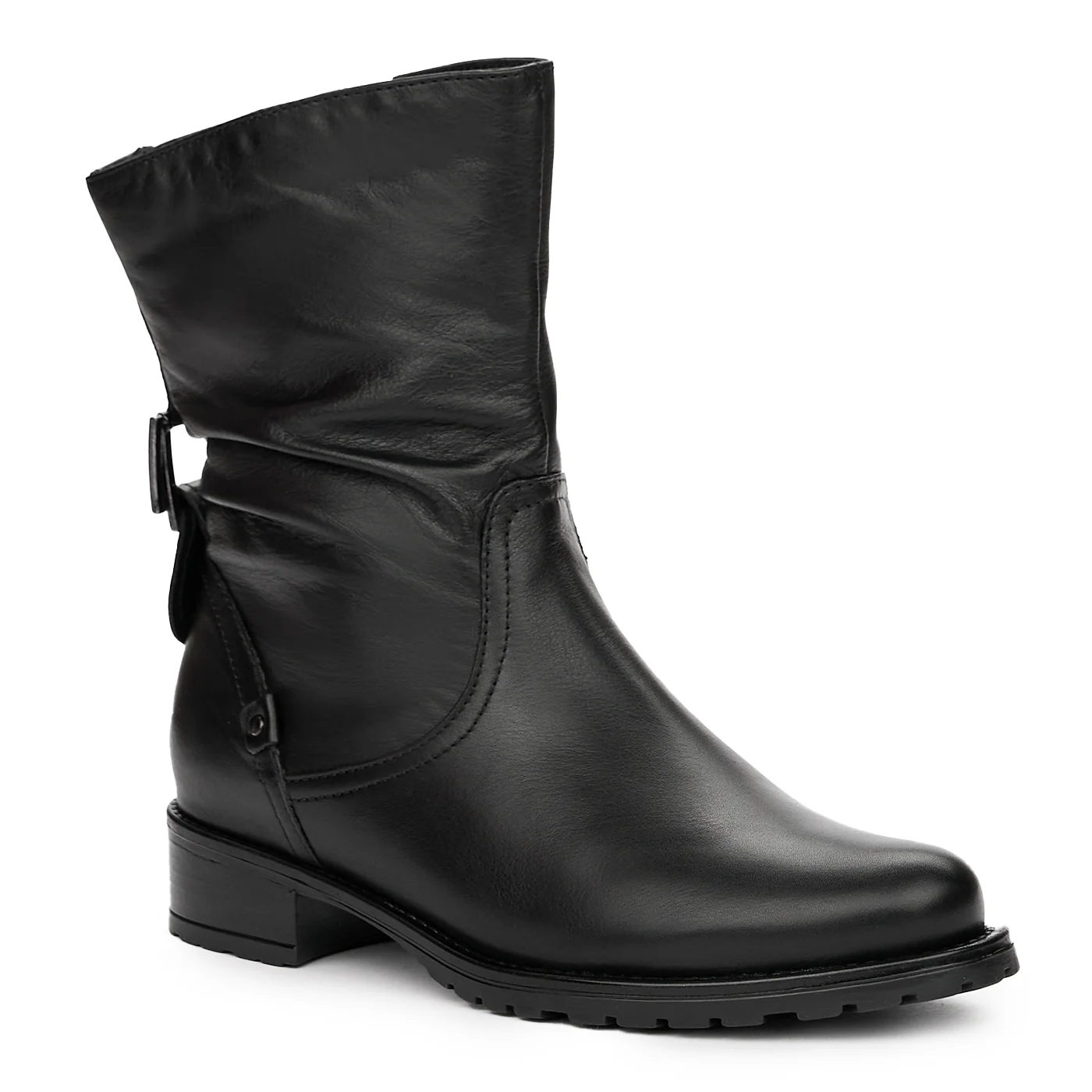 Botine Femei Piele Naturala Neagra 3994 - Image 2