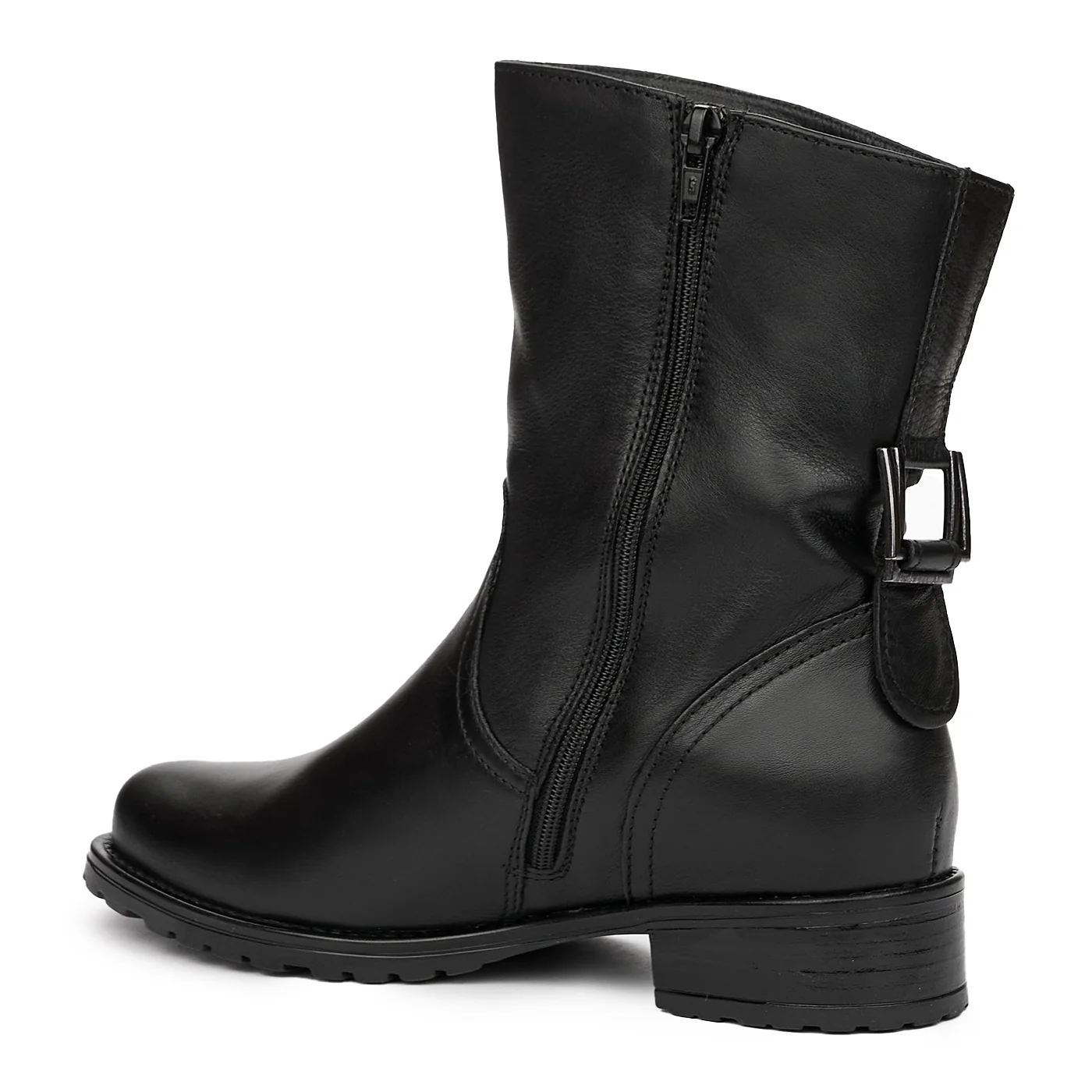 Botine Femei Piele Naturala Neagra 3994 - Image 3