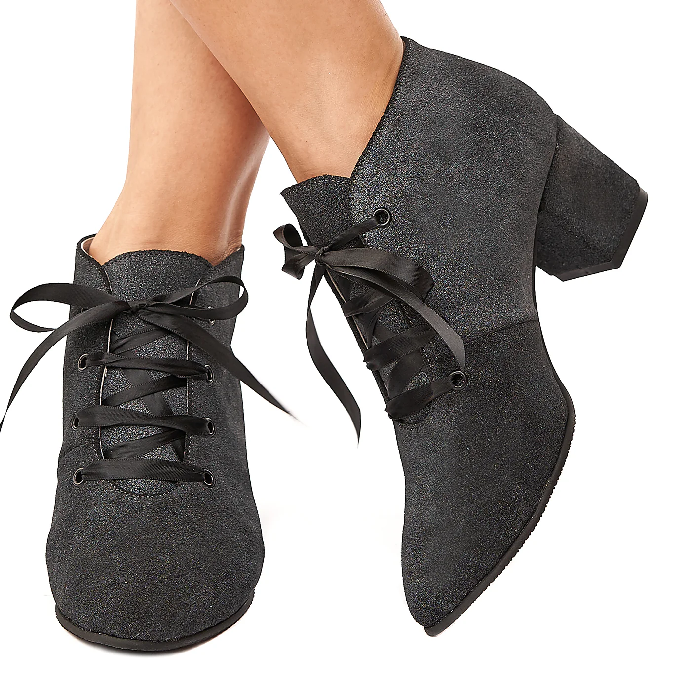 Botine gri din piele naturala 6110 - Image 3