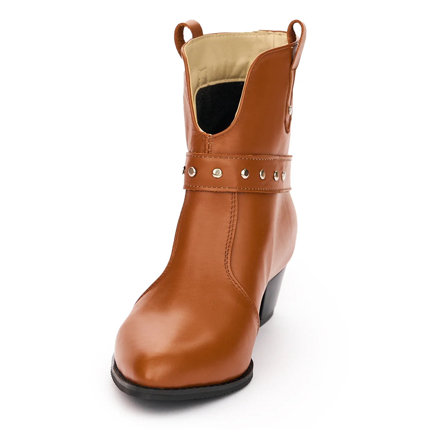 Botine Maro Piele Dama Toc 4 Cm 12306 - Image 3