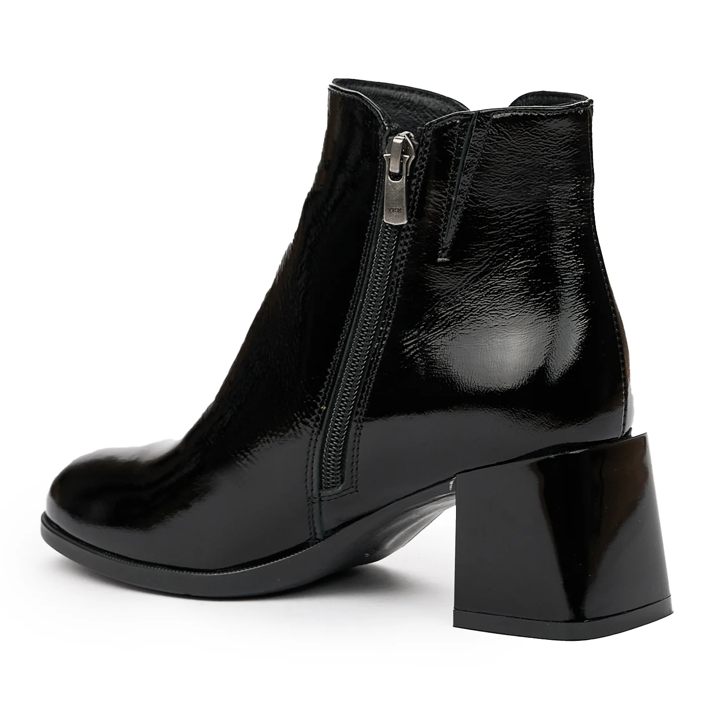 Botine negre din piele naturala 6526 - Image 3