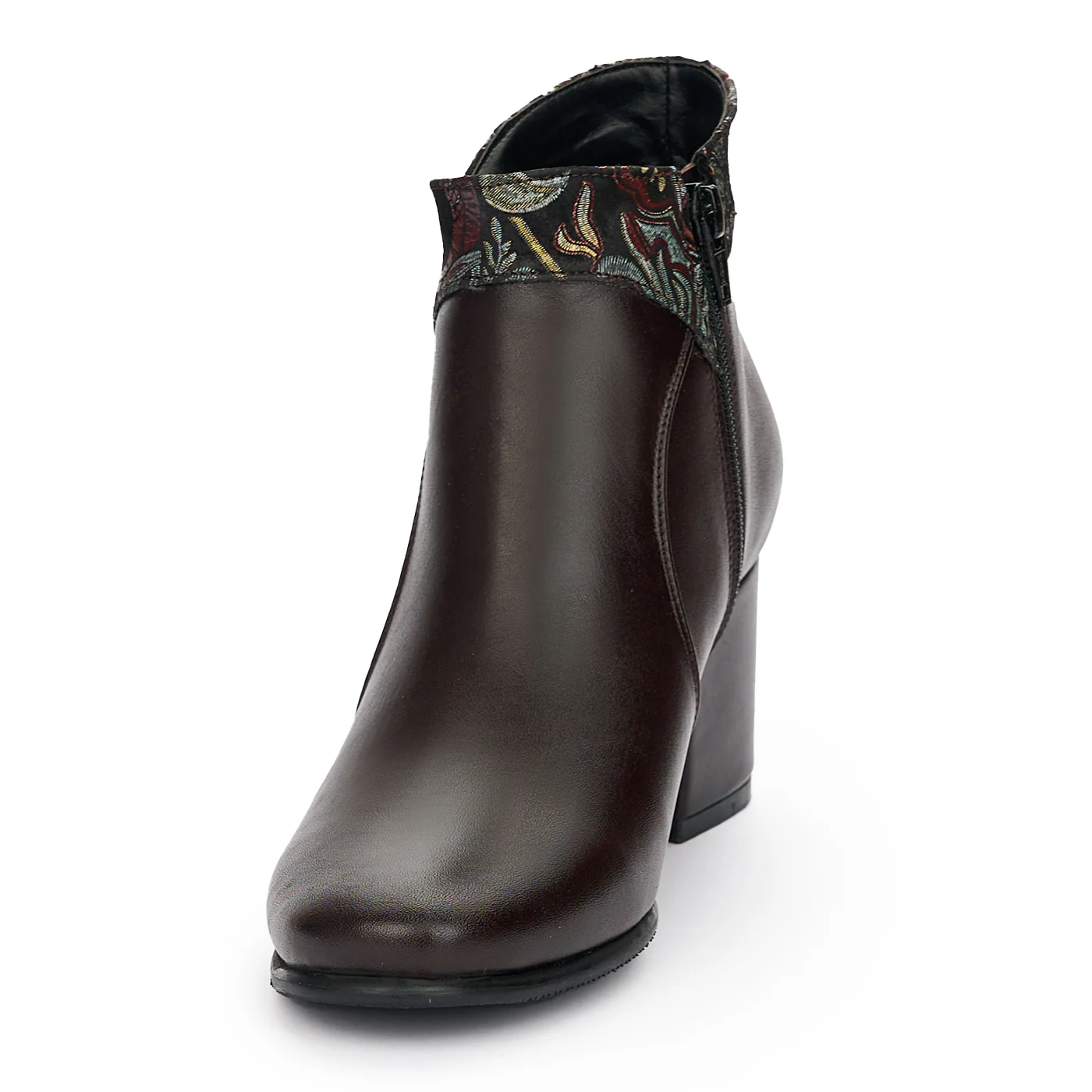 Botine Visinii cu Toc 7 Cm Dama din Piele Naturala 12349 - Image 3