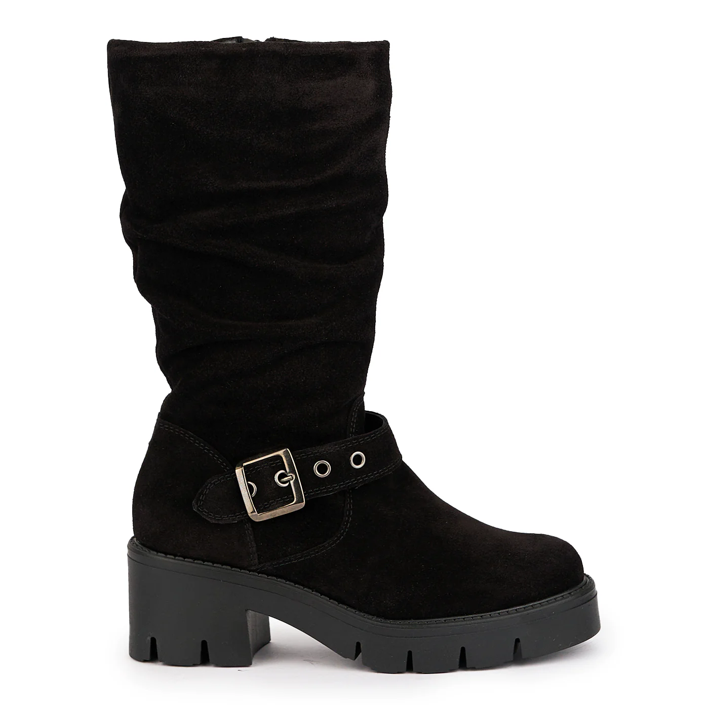 Cizme dama din piele naturala neagra 17030