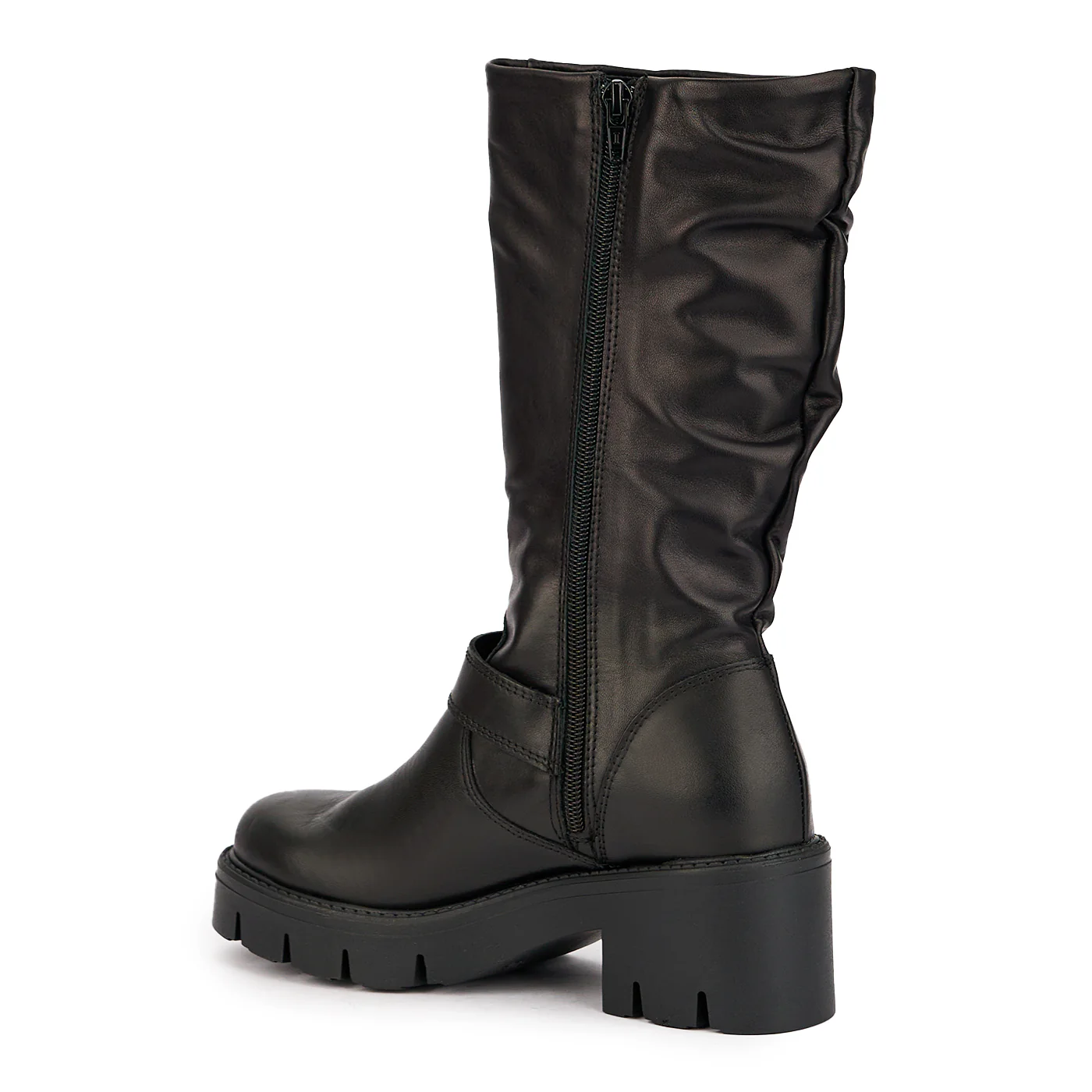 Cizme dama din piele naturala neagra 17031 - Image 2
