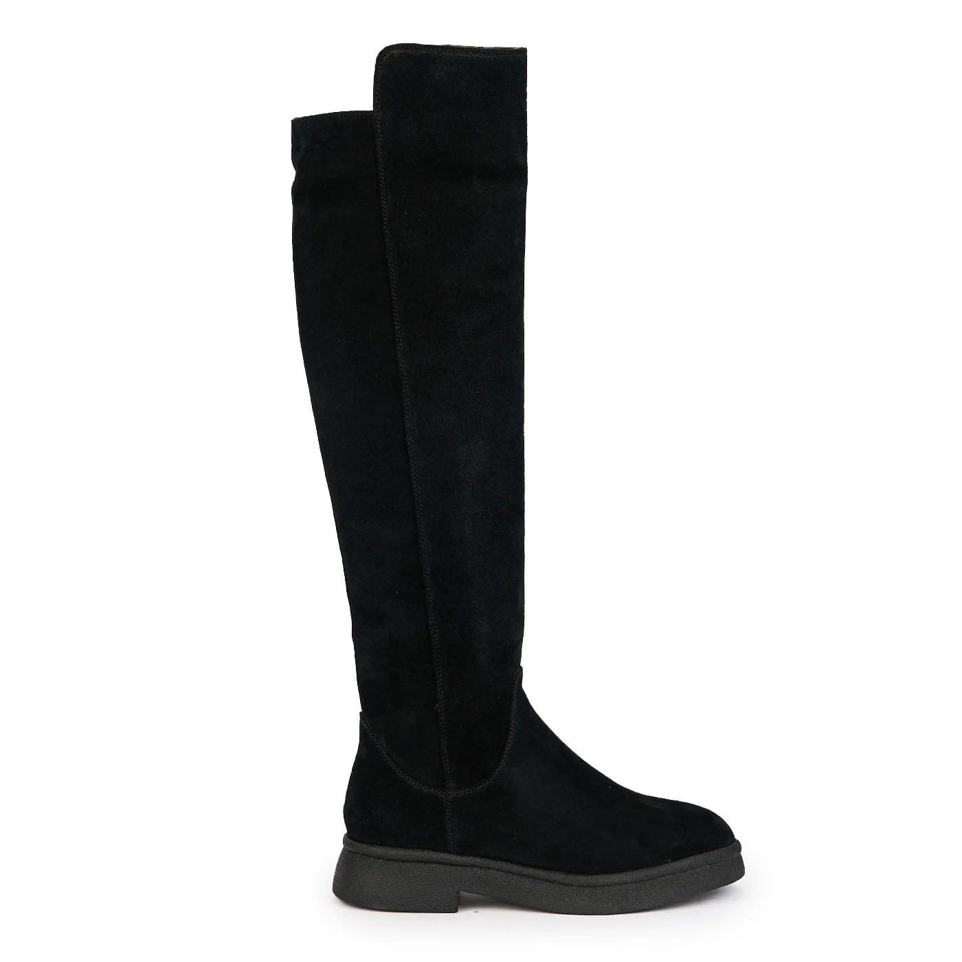 Cizme dama din piele naturala neagra 17063