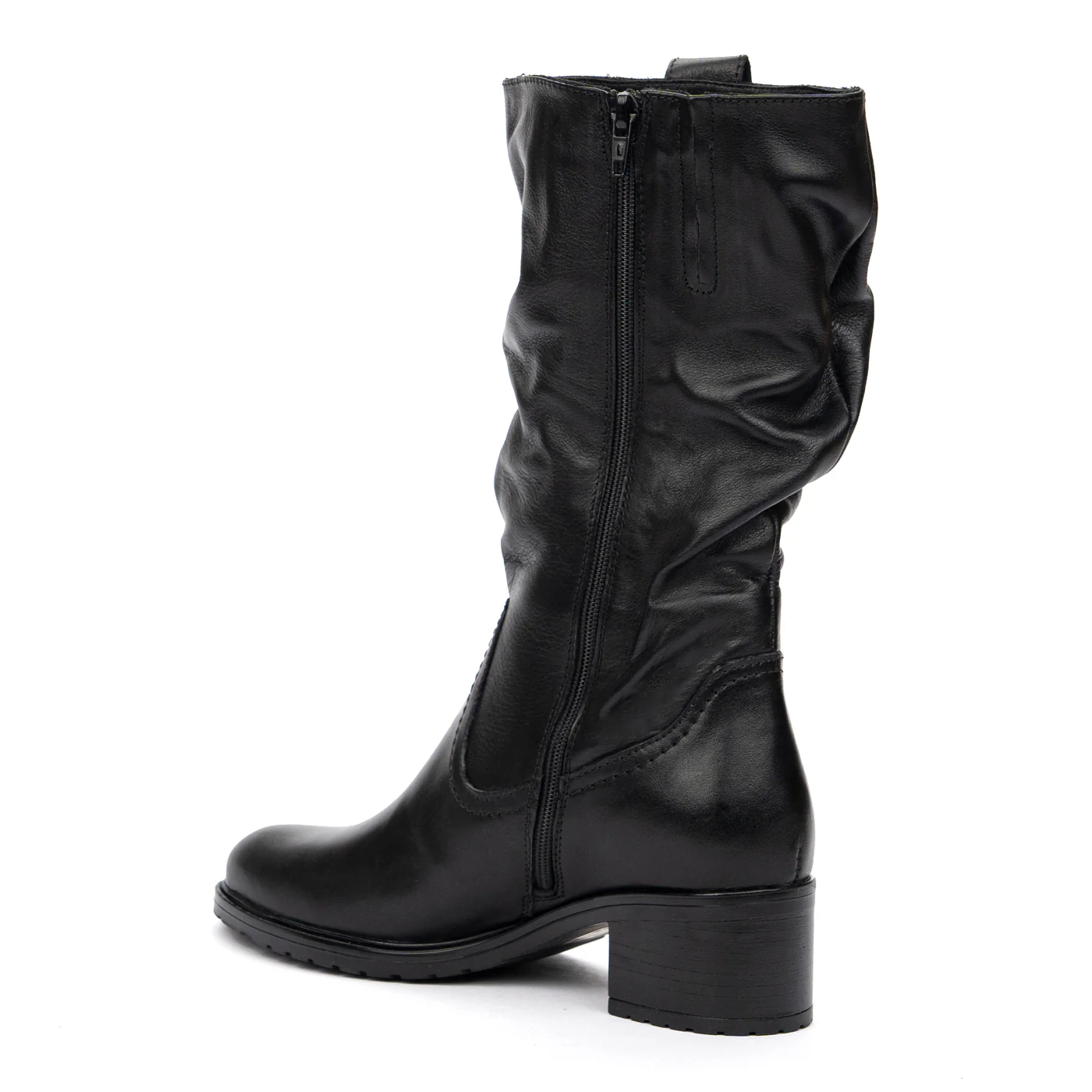 Cizme Dama Lungi din Piele Naturala Culoare Negru 8594 - Image 3
