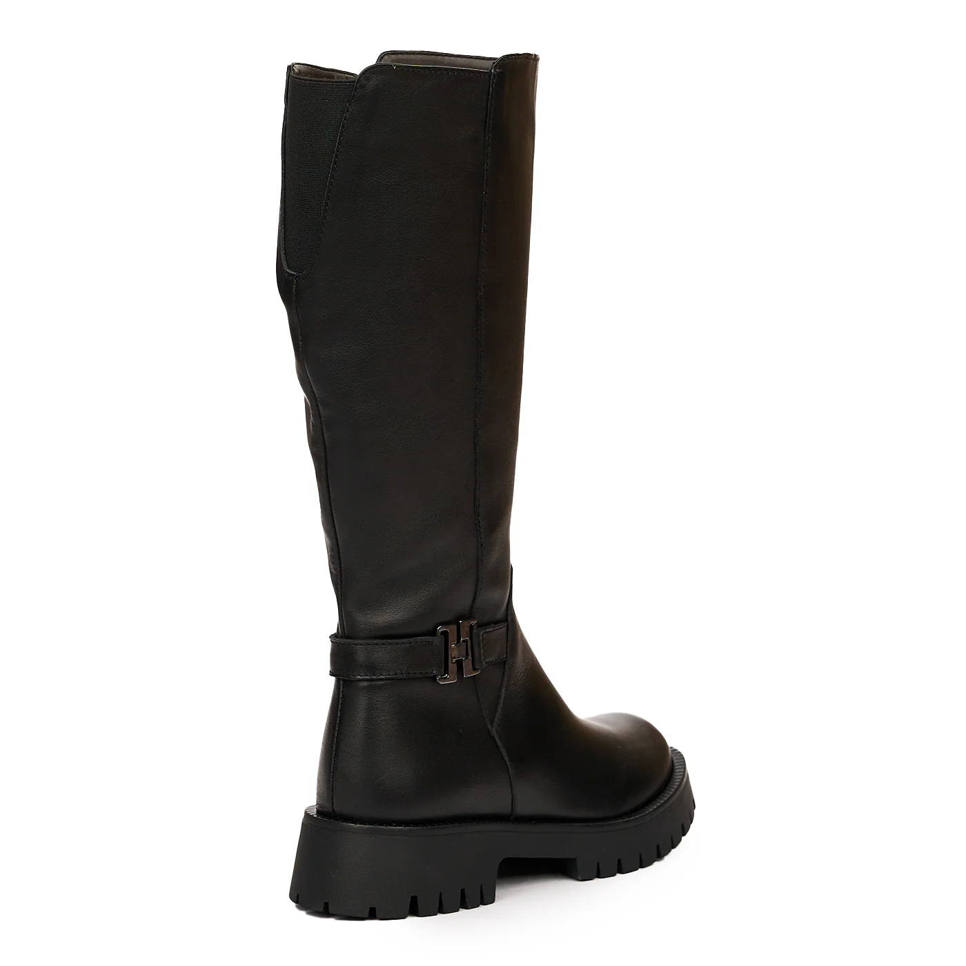 Cizme Dama Lungi Piele Naturala Neagra 8348 - Image 3