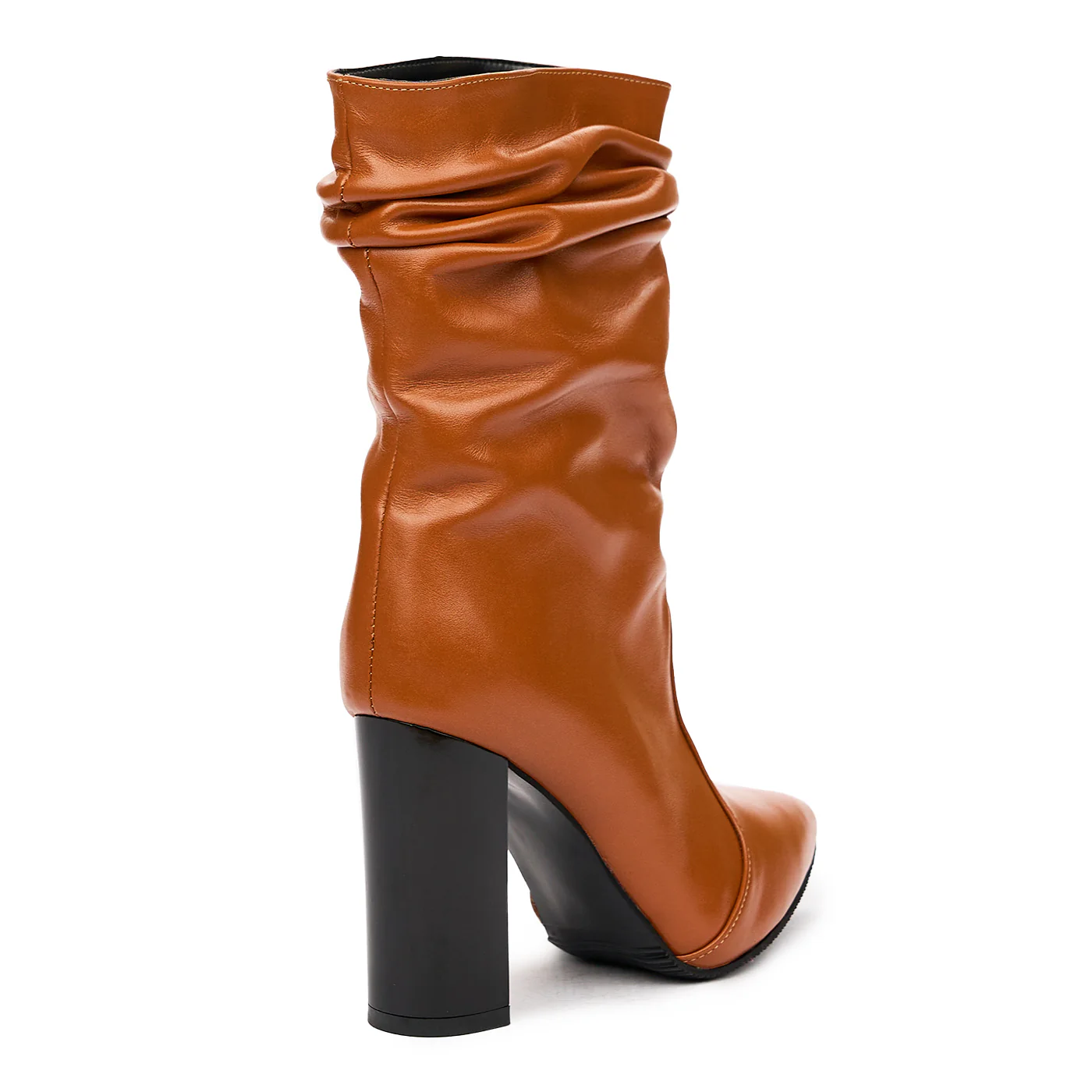 Cizme Dama Maro cu Toc 8 Cm din Piele Naturala Maro 6801 - Image 2