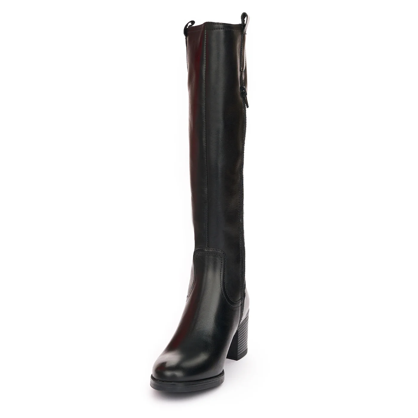 Cizme Elegante cu Toc Mediu 6 Cm din Piele Naturala Culoare Negru 10987 - Image 3