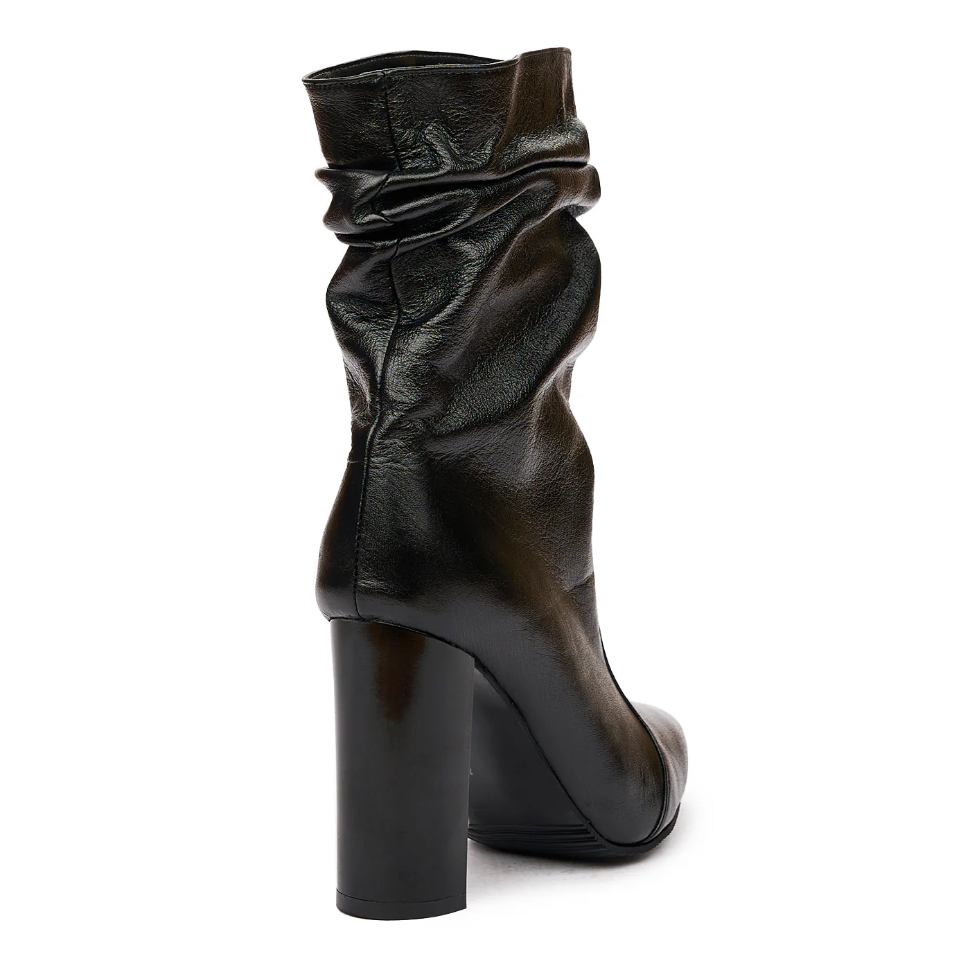 Cizme Piele Dama cu Toc 10 Cm Neagre 6804 - Image 2