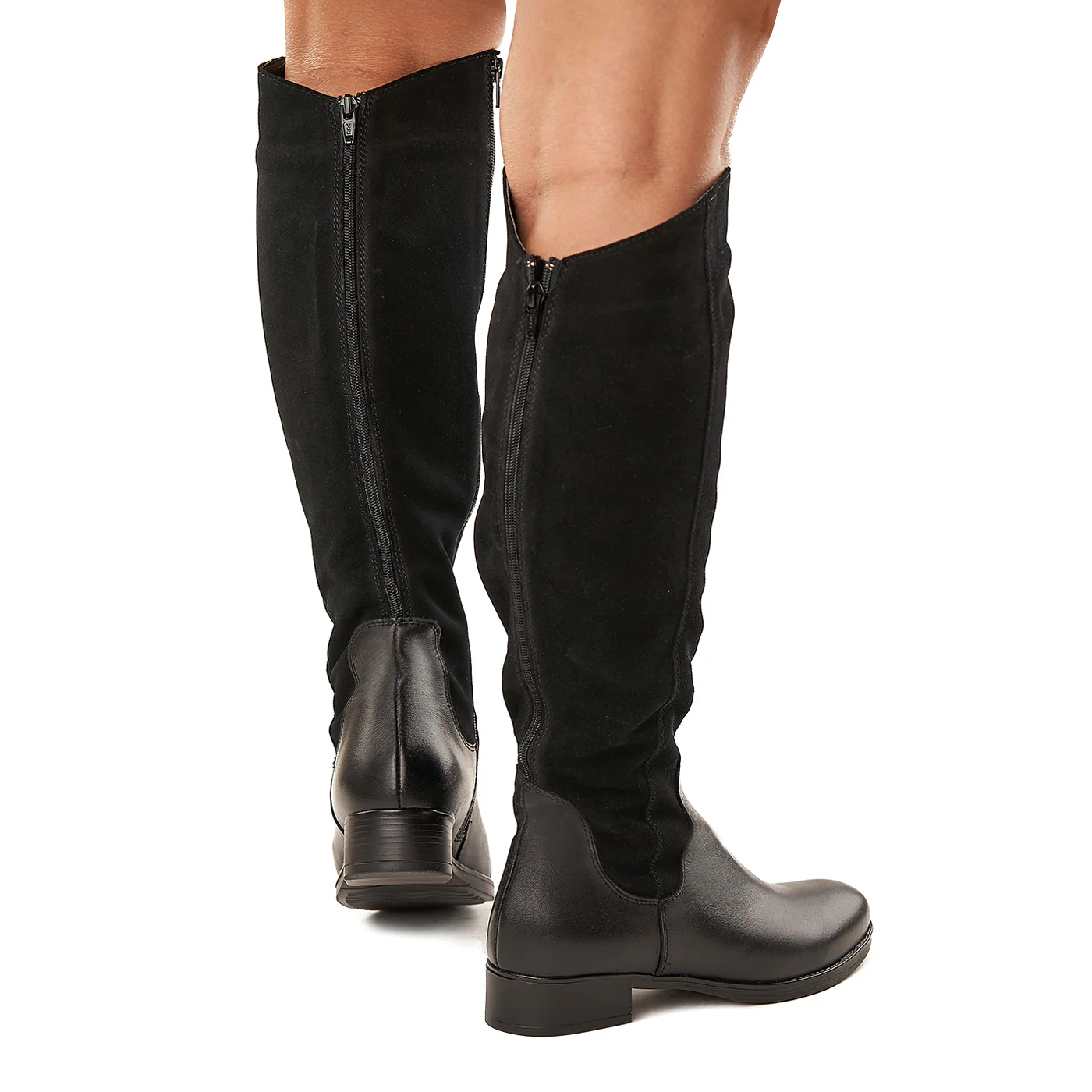 Cizme Piele Lungi cu Toc 3.5 Cm Piele Naturala Negru 3367 - Image 4
