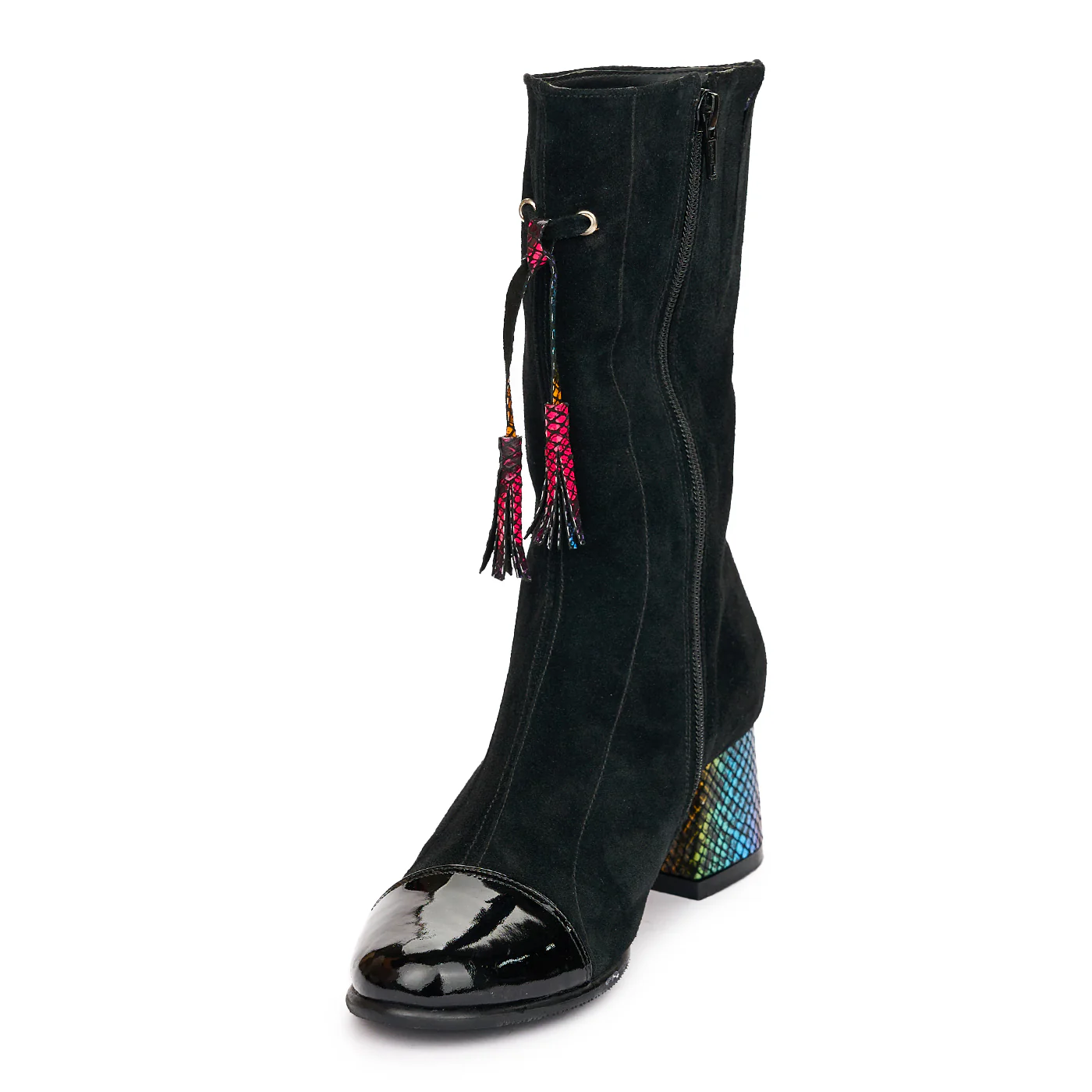 Cizme Piele Negre Toc 6 Cm 10962 - Image 3