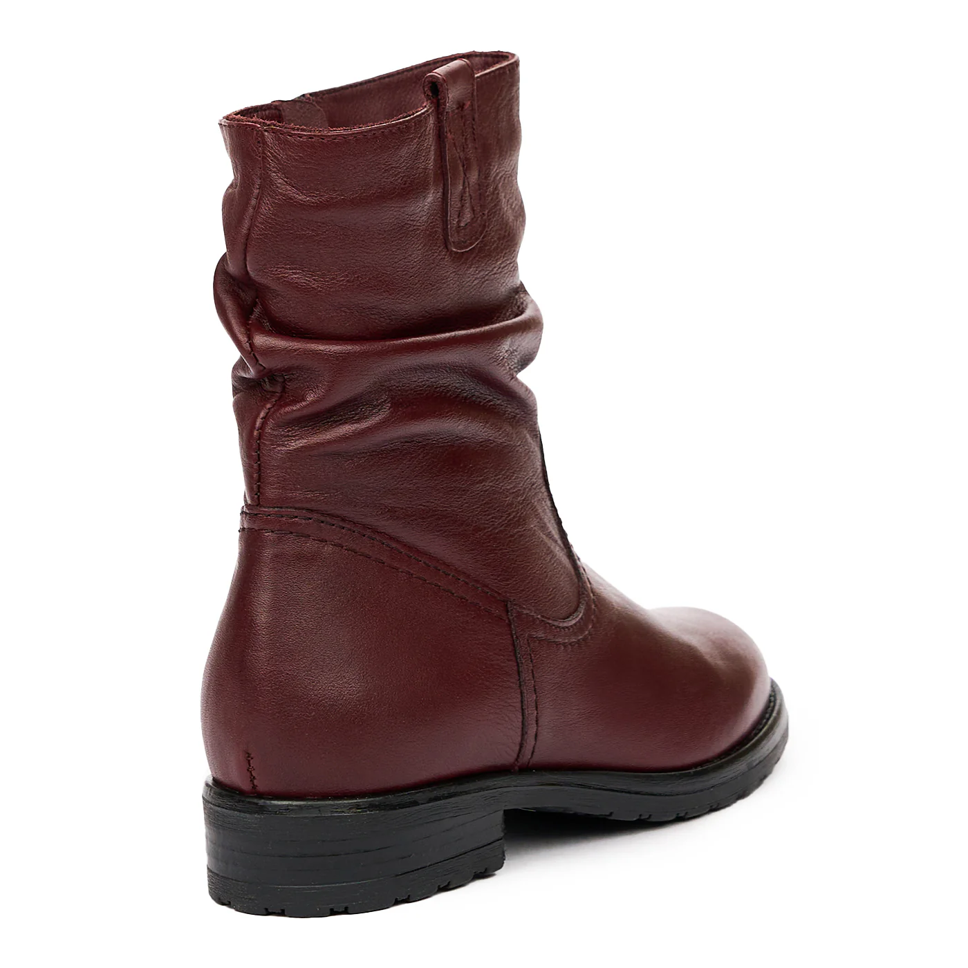 Cizme Scurte de Piele Dama Visinii 8266 - Image 2